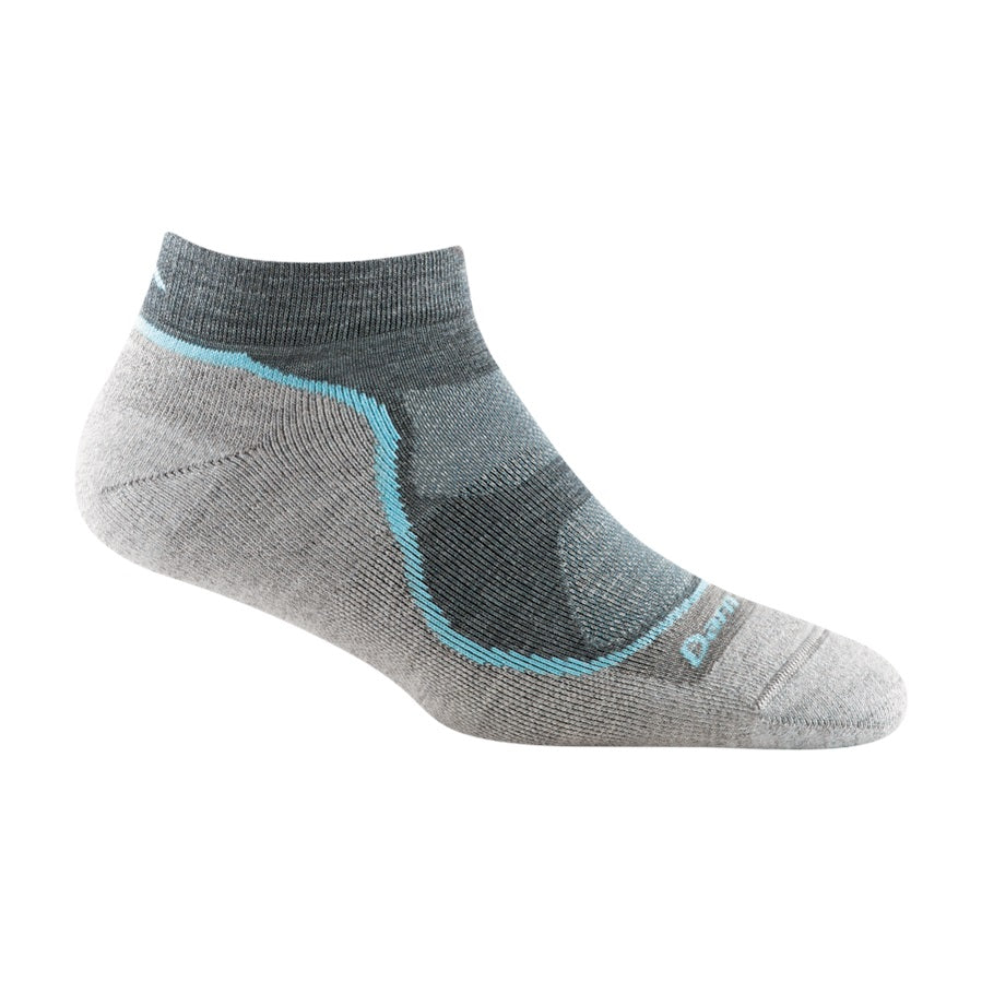 Darn Tough 1986 Light Hiker No Show Socks - Women's Cushioned Lightweight Hiking Socks for Trail Running & Outdoor Adventures