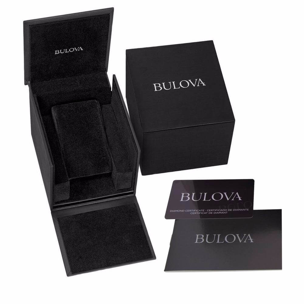 Bulova 98P196 Women's Luxury Watch - Stainless Steel, Water Resistant, Fashionable Wristwatch for Women | Perfect for Office, Party & Everyday Wear