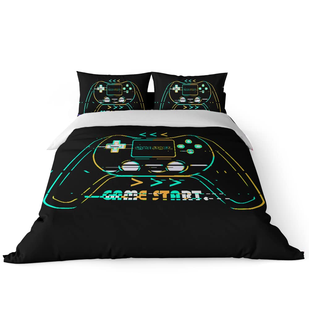Gaming Bedding Set with Gamepad Design for Boys - King Size, Perfect for Teens Room Decor