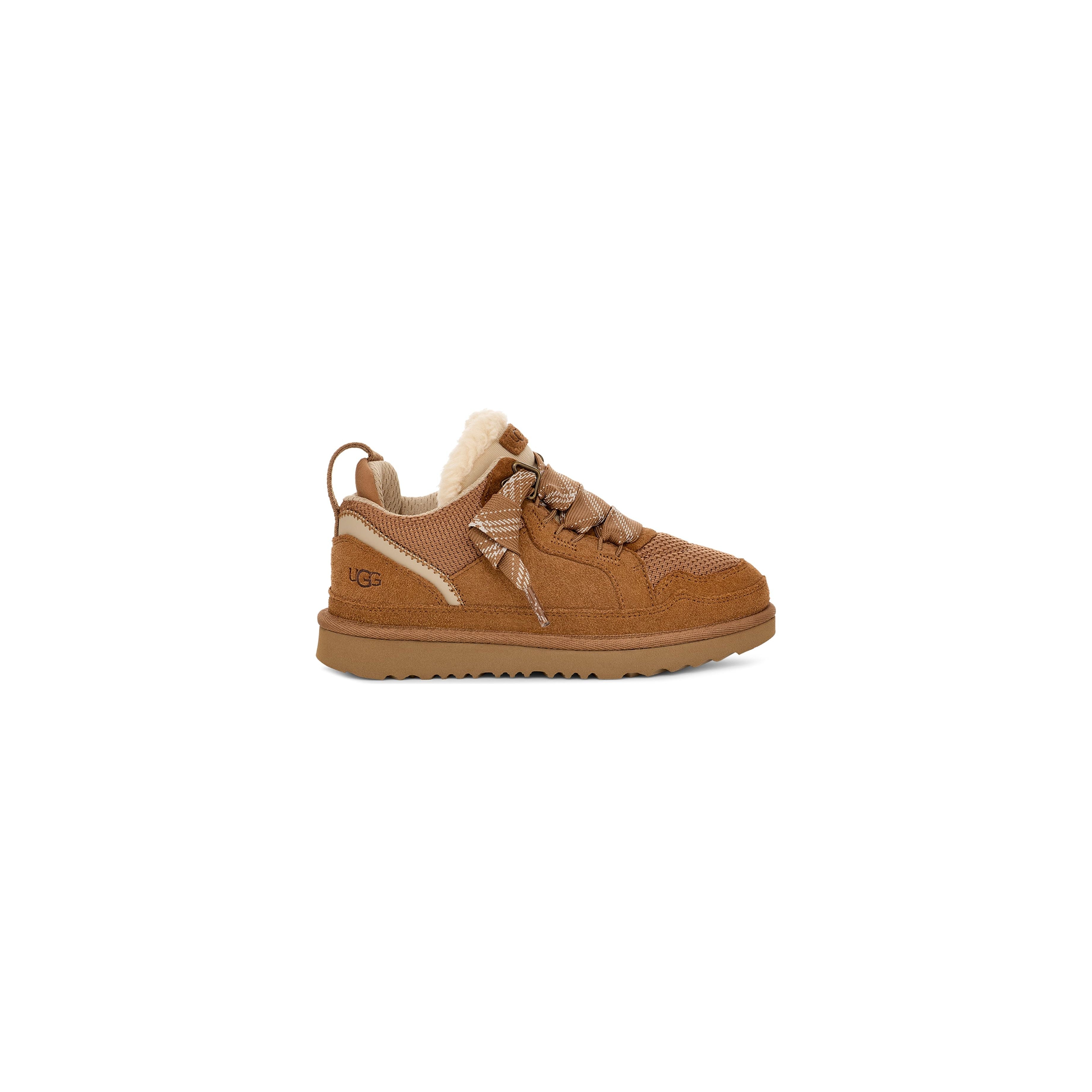 UGG Kid's Lowmel Boots in Chestnut - Warm & Comfortable Winter Boots for Boys & Girls - Perfect for Snow, School & Outdoor Activities