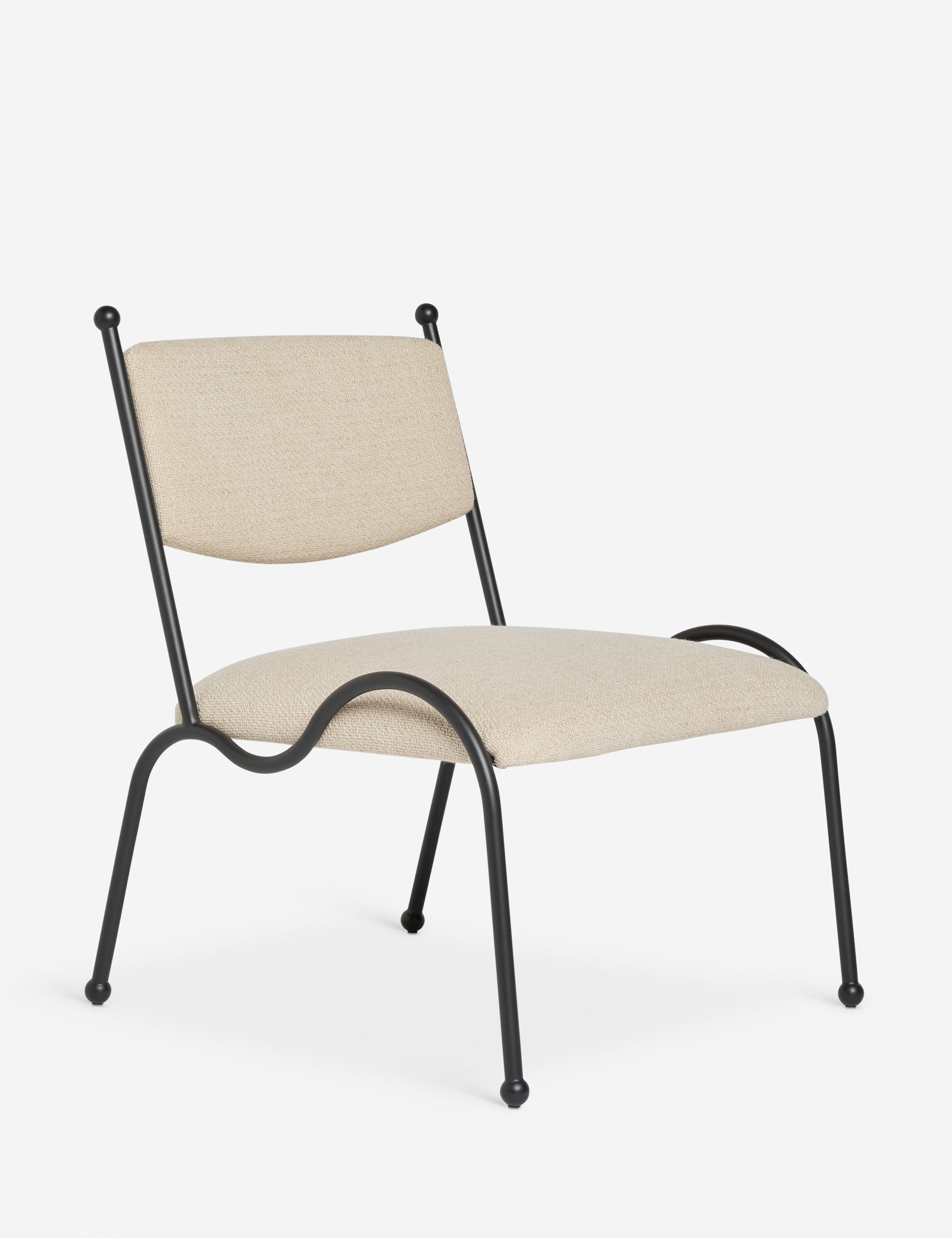 Fidia Accent Chair by Aimee Song - Modern Mid-Century Lounge Chair for Living Room, Bedroom & Office - Comfortable Upholstered Armchair with Wooden Legs - Perfect for Reading, Relaxing & Home Decor