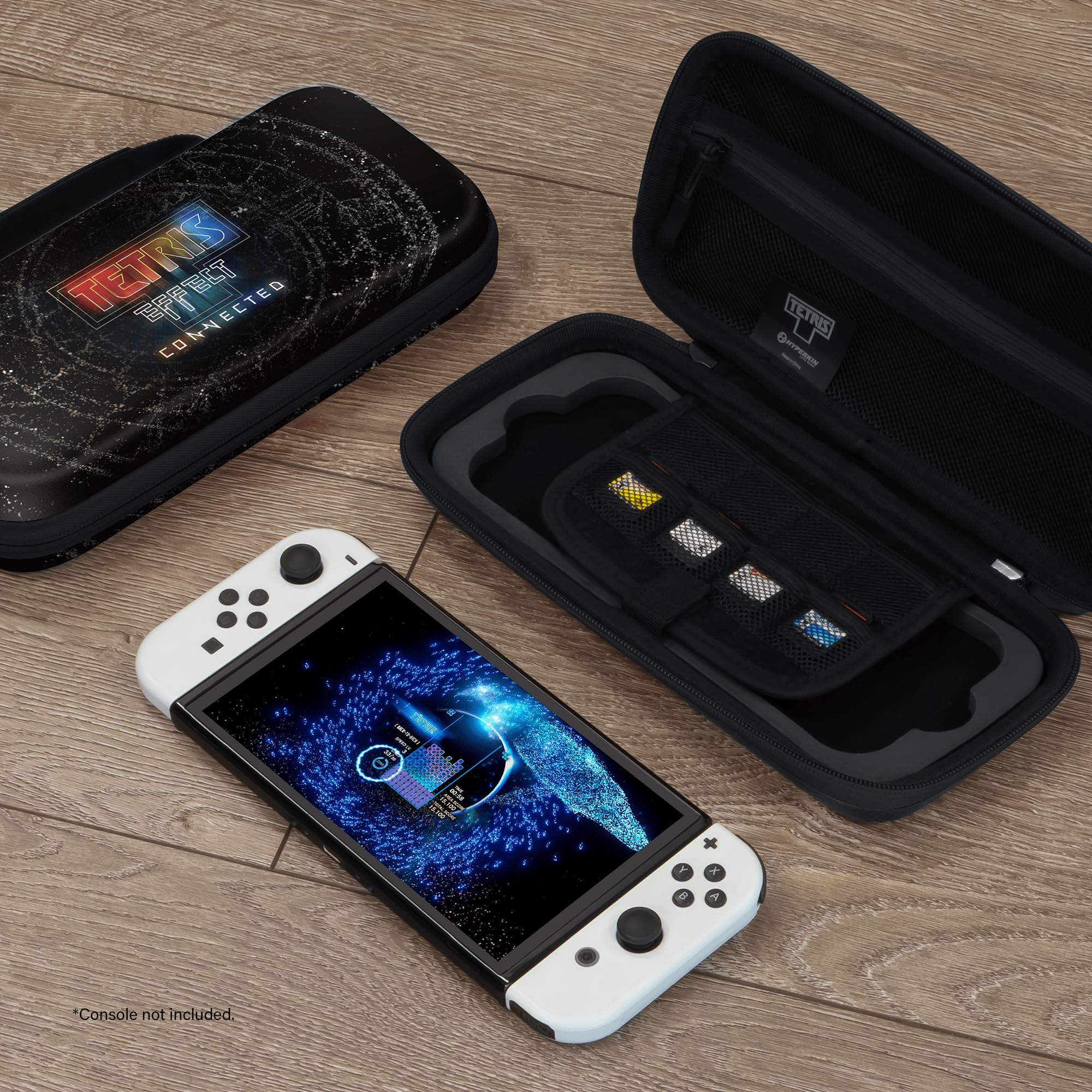 Official Tetris™ EVA Travel Case for Nintendo Switch OLED/Switch Lite/Switch - Licensed Edition - Durable Protection for Gaming Consoles - Perfect for Travel, Commuting & Gaming On-The-Go