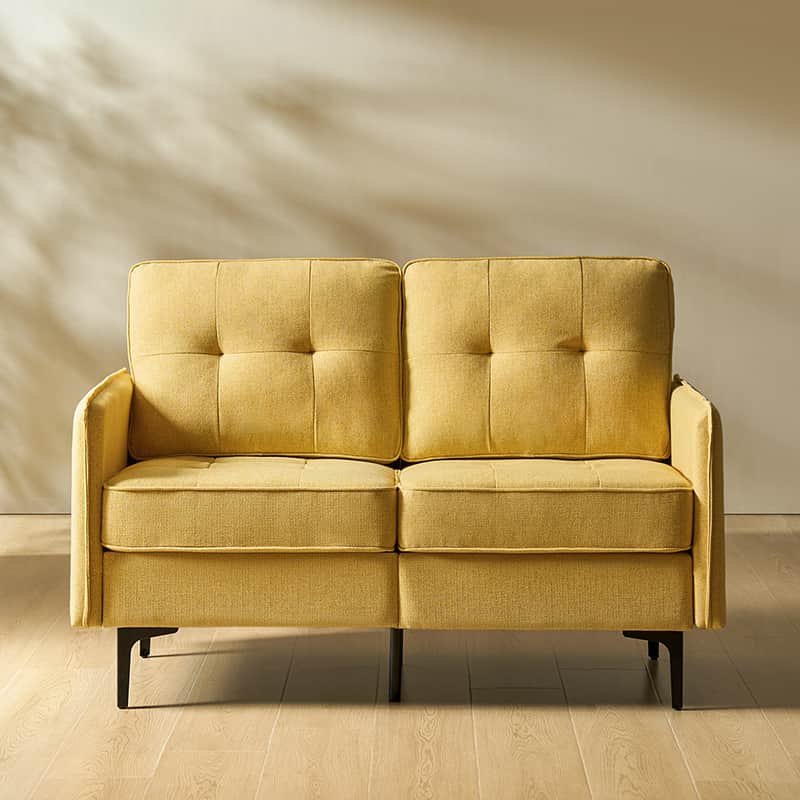 Ricarda Sofa with Removable Cushions - Easy to Clean Modern Living Room Furniture for Home & Office Comfort