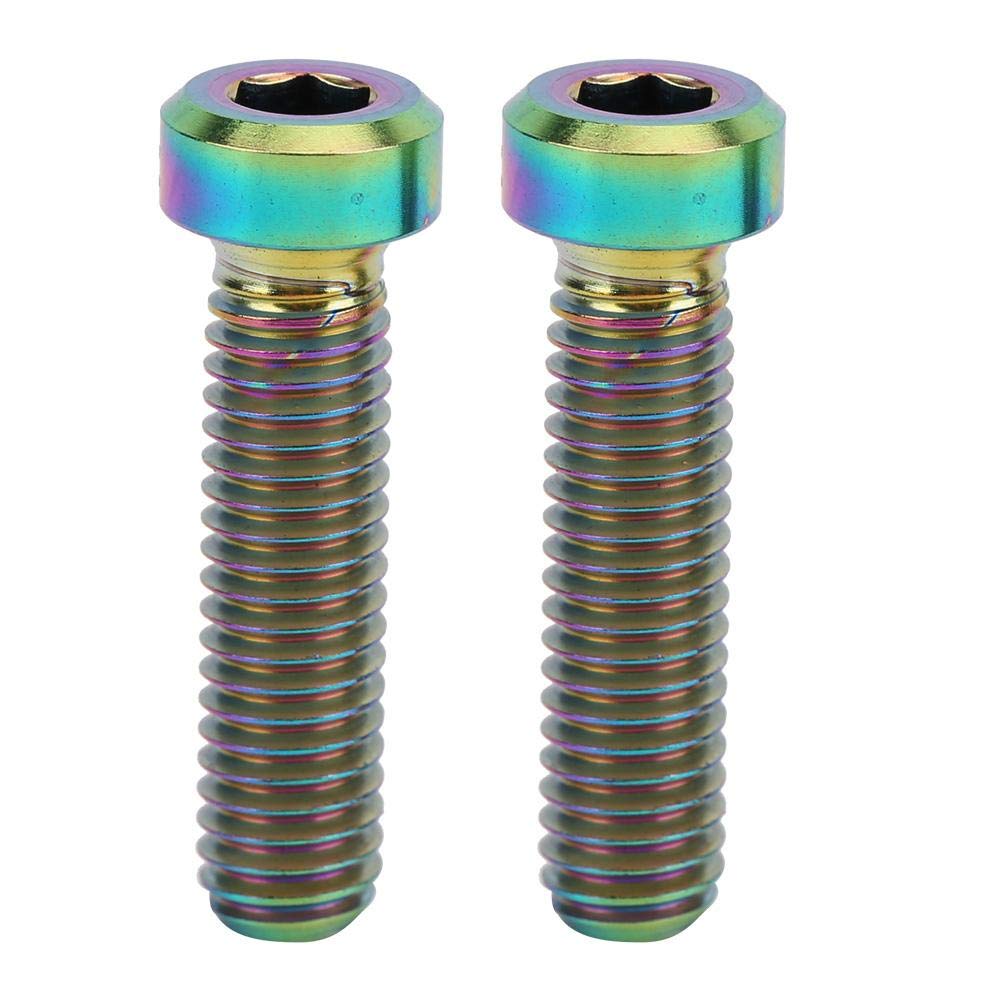 Tbest 2-Piece Alloy Bike Stem Hex Screw Set - High-Quality Bolts Kit for Road & Mountain Bicycles | Perfect for Bike Maintenance, Repair and Upgrades