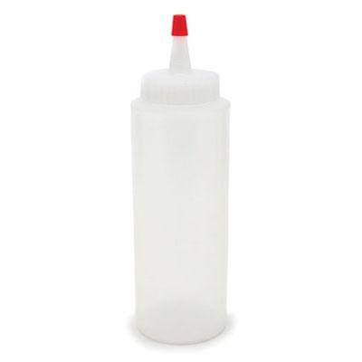 12oz Clear Plastic Squeeze Bottles (6 Pack) - Ideal for Condiments, Sauces, Oils & DIY Crafting