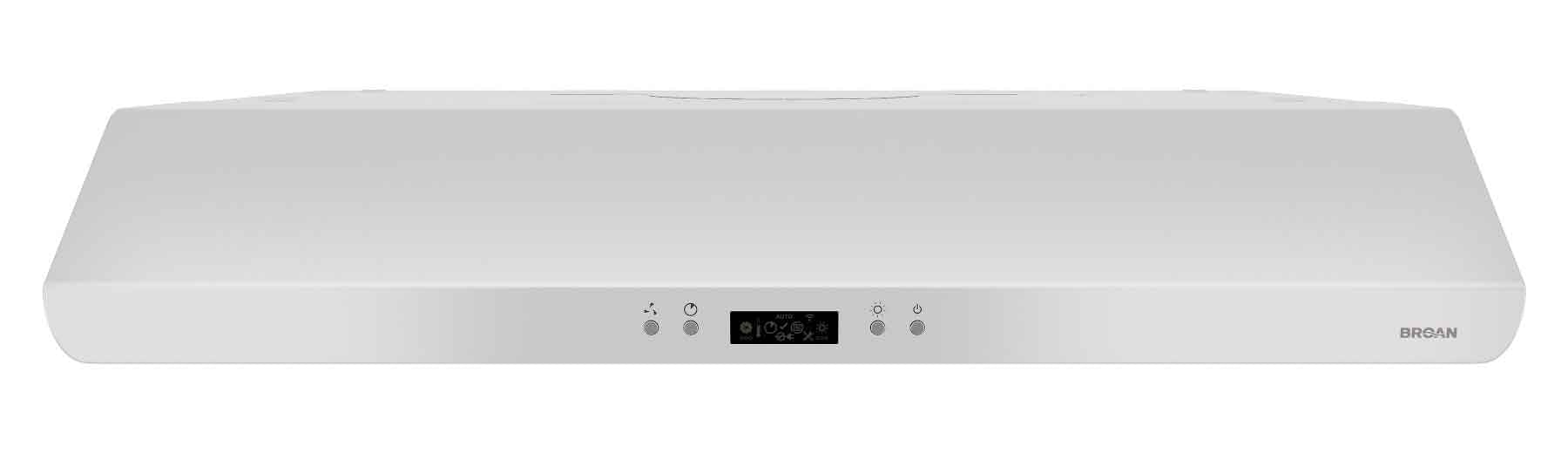 Broan White 30-Inch 450 Max CFM Under Cabinet Range Hood - BKDJ130WH | Powerful Kitchen Ventilation for Smoke & Odor Removal | Perfect for Home Cooking & Grilling