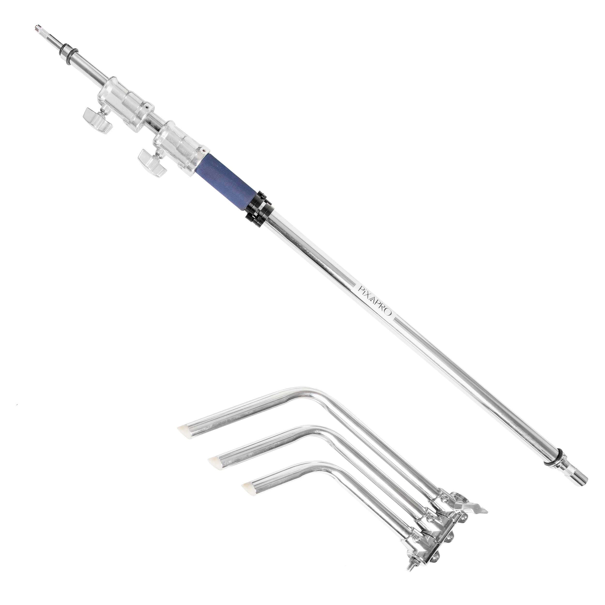 Half Round Backdrop Bracket & C Stand Detachable Legs - Professional Photography & Video Studio Equipment for Background Support, Lighting Setup (Ideal for YouTube, TikTok, Live Streaming)
