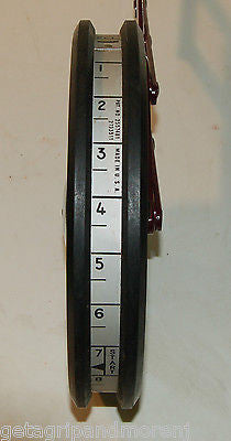 Lufkin Model 202 Rolling Measuring Tape - Accurate Distance Measurement Tool for Construction, Landscaping & DIY Projects | Used in Good Condition