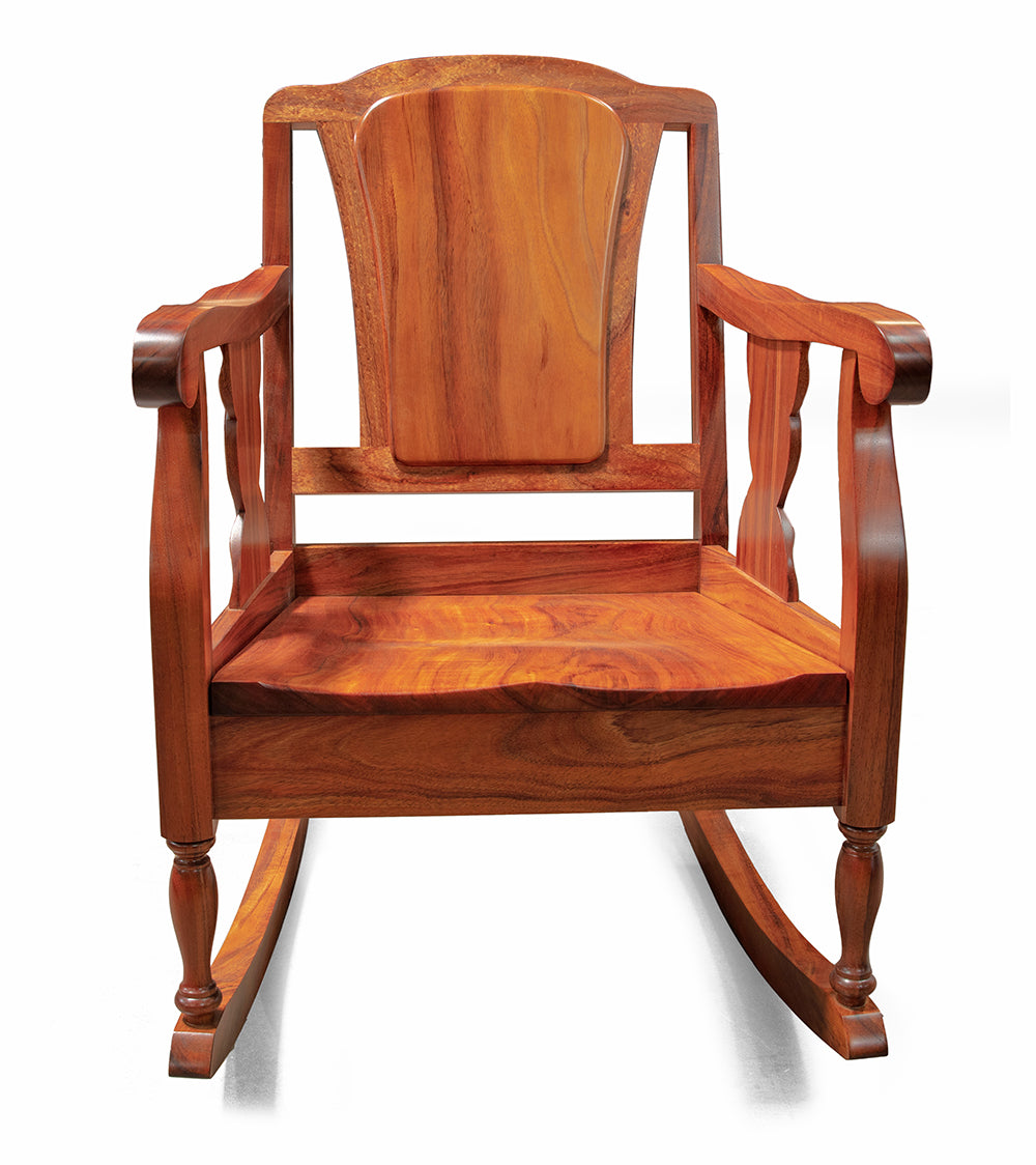 Premium Solid Wood Rocking Chair - Comfortable Handcrafted Rocker for Nursery, Porch & Living Room - Perfect for Relaxing, Nursing & Reading