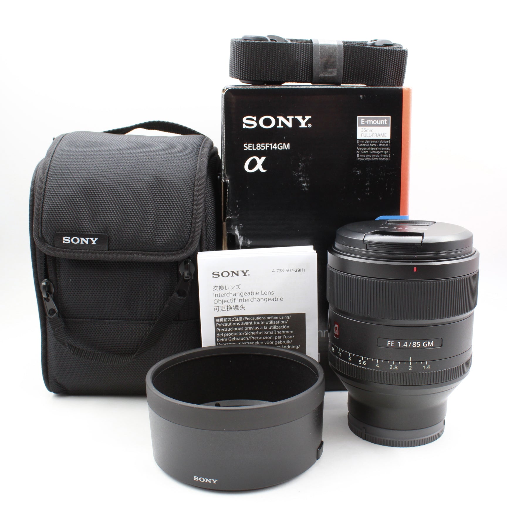Open Box Excellent Condition Sony FE 85mm f/1.4 GM Lens - Premium Portrait Photography for Professionals & Enthusiasts