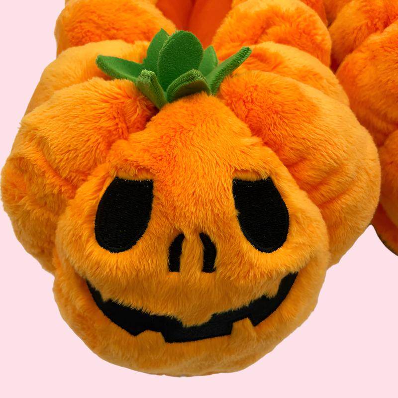 Jack o' Lounge Slippers - Cozy Halloween House Shoes for Women & Men | Spooky Costume Slippers for Trick-or-Treating, Halloween Parties & Relaxing at Home