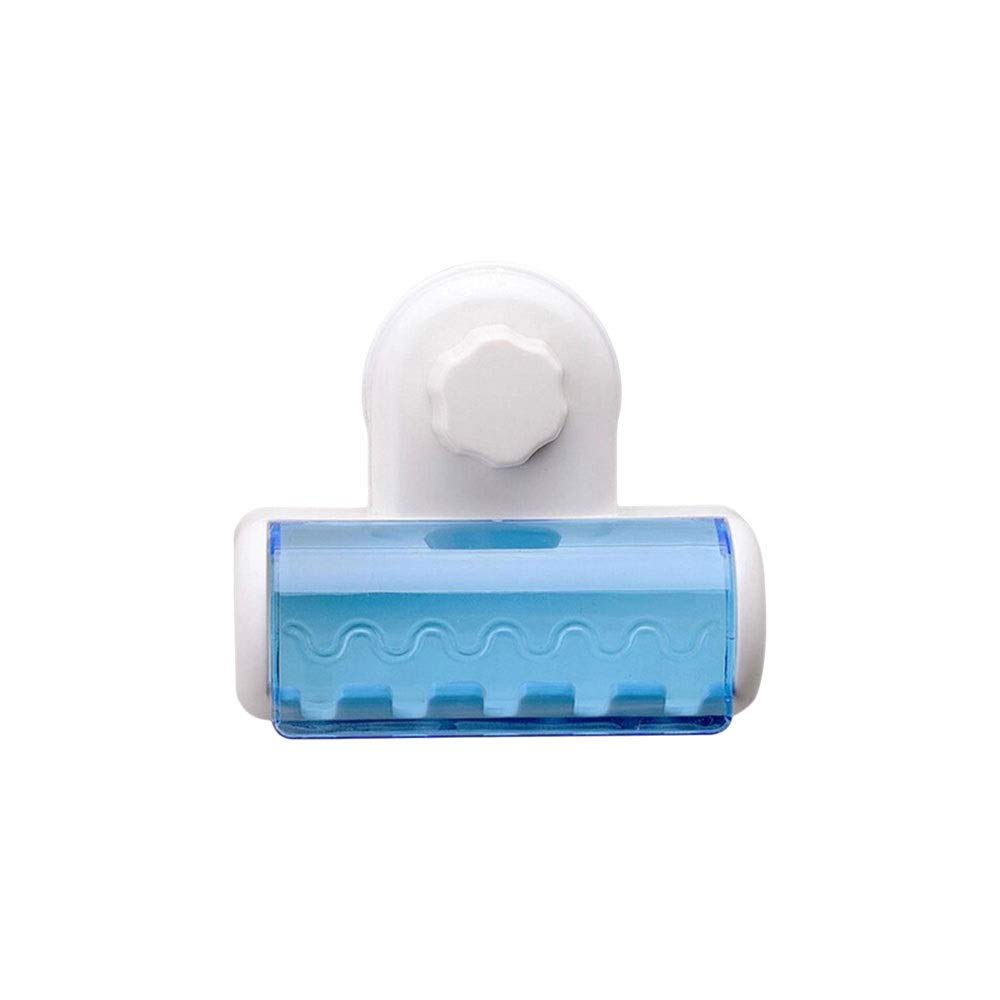 CJTMY 5-Pack Toothbrush Holder with Suction Cup - Dustproof Bathroom Organizer, Wall Mount Stand & Hook for Family Dental Hygiene - Perfect for Bathroom, Kitchen, and Travel Use