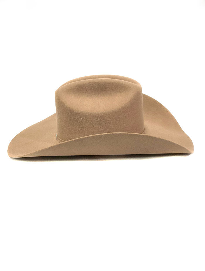 Justin JF0657DYLA Dylan 6X Fur Felt Cowboy Hat in Fawn - Western Style Bent Rail Design for Rodeo, Ranch Work & Country Fashion