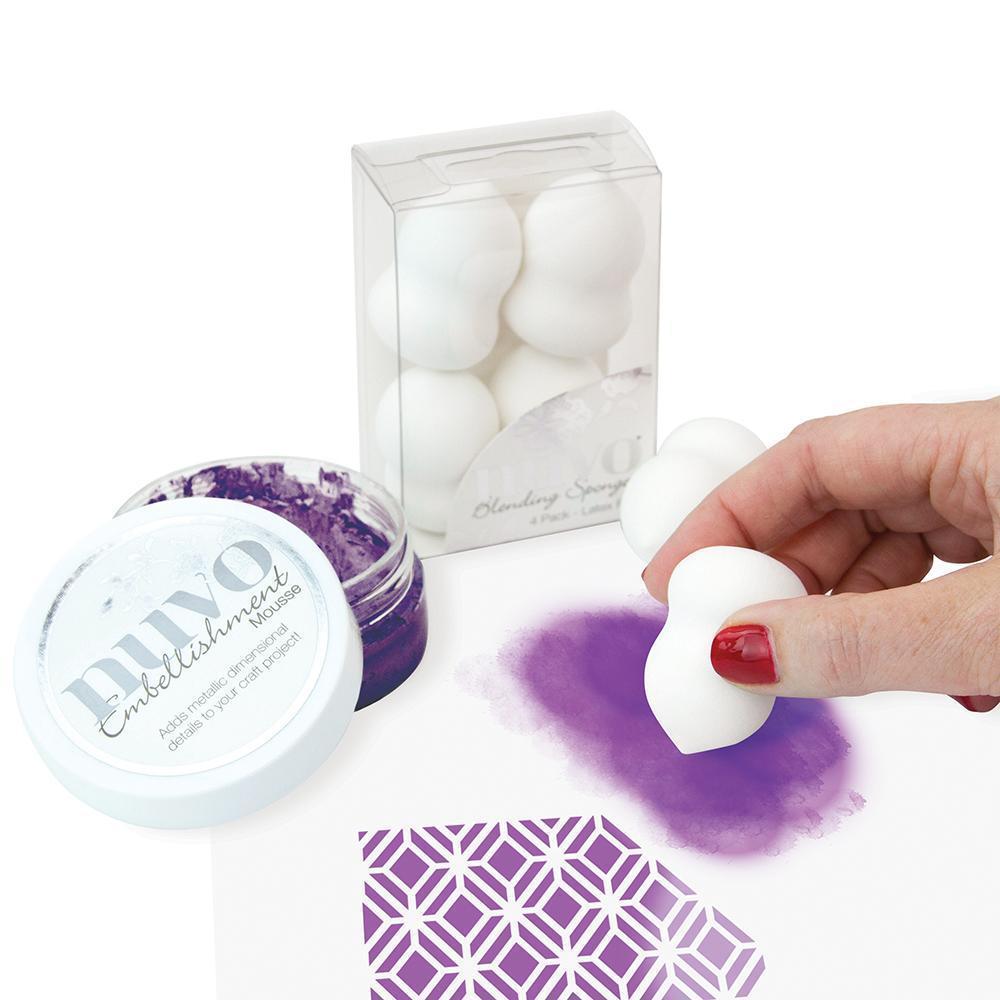 Nuvo Embellishment Mousse - Royal Aubergine (821n) - Perfect for Scrapbooking, Card Making & DIY Crafts