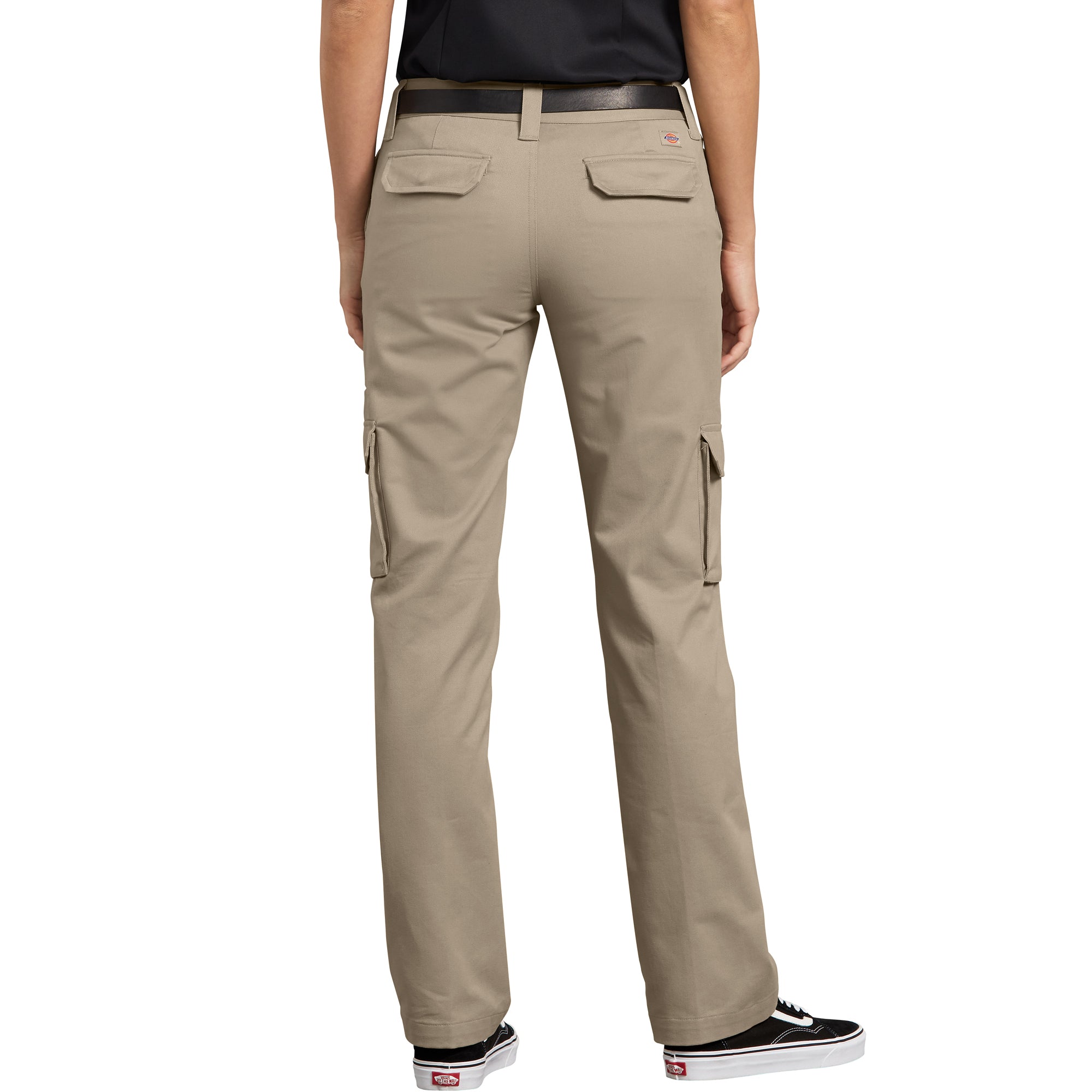Dickies Stretch Cargo Work Pants for Women - FP888DS Beige | Durable & Comfortable Workwear for Construction, Landscaping & Outdoor Jobs