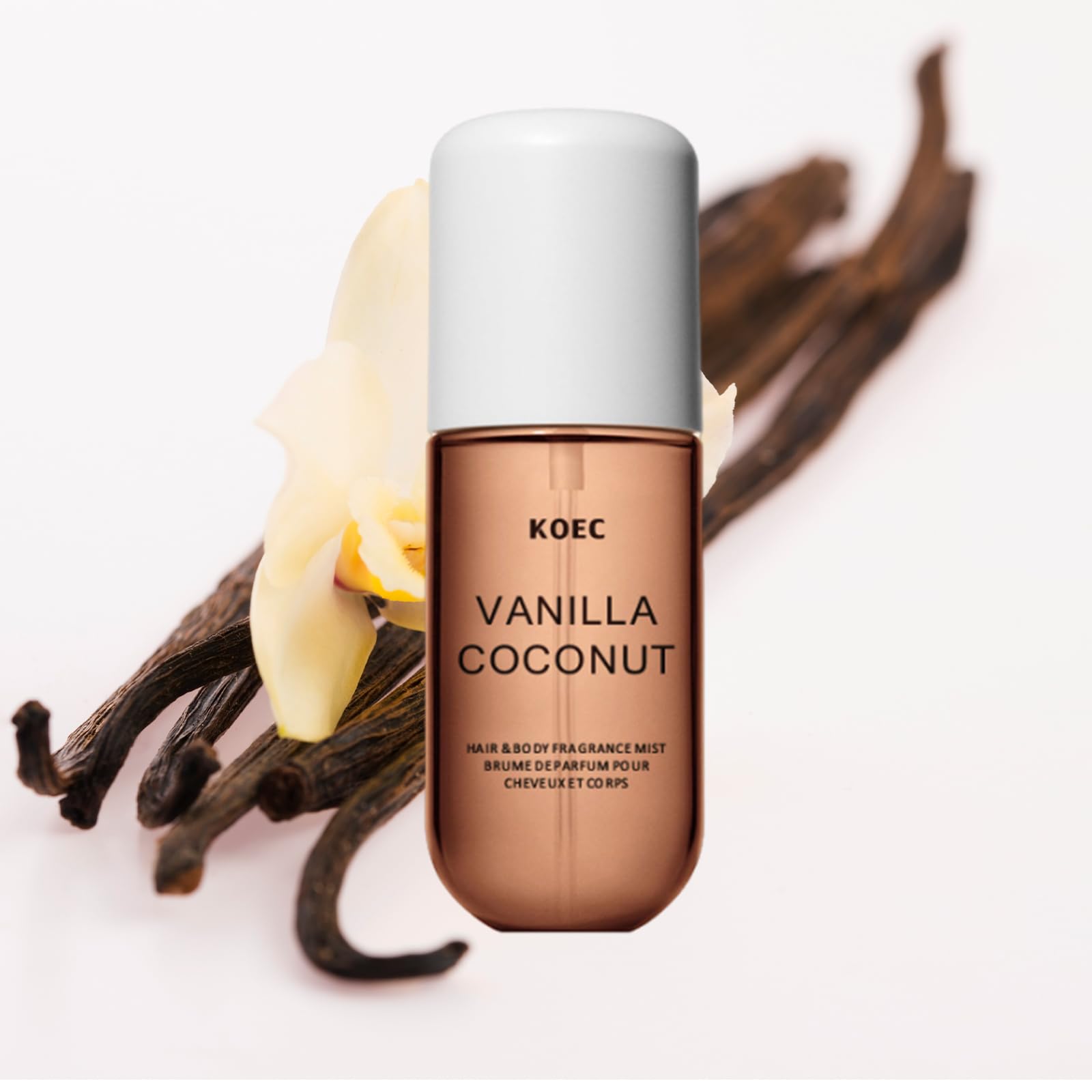 Vanilla Skin Perfume Body Mist Travel Size - Fragrance Spray for Women & Hair | Sweet Vanilla Scent | Perfect for Travel, Gym & Everyday Use