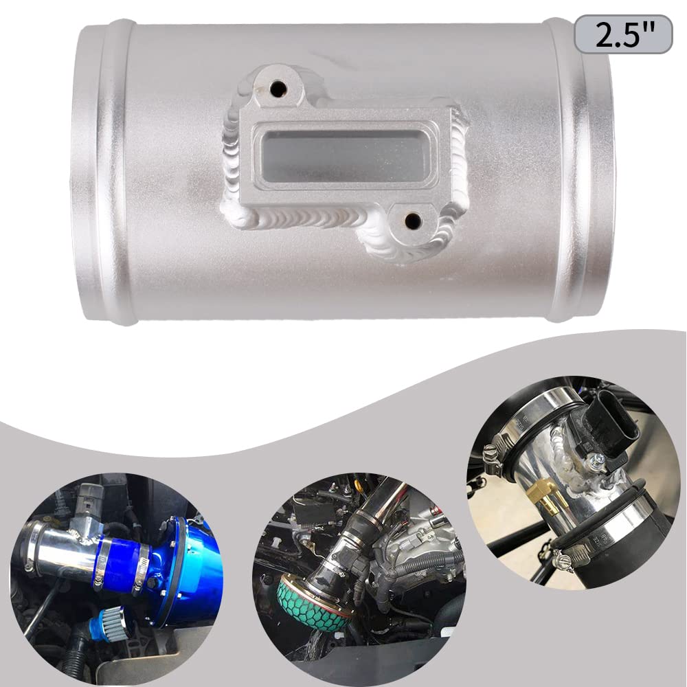 High-Performance Air Flow Meter Base MAF Sensor Mount Compatible with Nissan, Honda Civic, Ford - 2.5