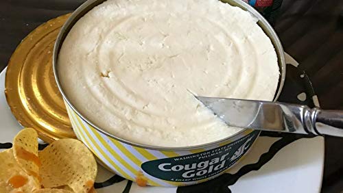 WSU Creamery Wazzu Cougar Gold Sharp White Cheddar Cheese - 30oz Can (3-Pack) | Premium Aged Cheese for Charcuterie Boards, Gifts & Gourmet Cooking