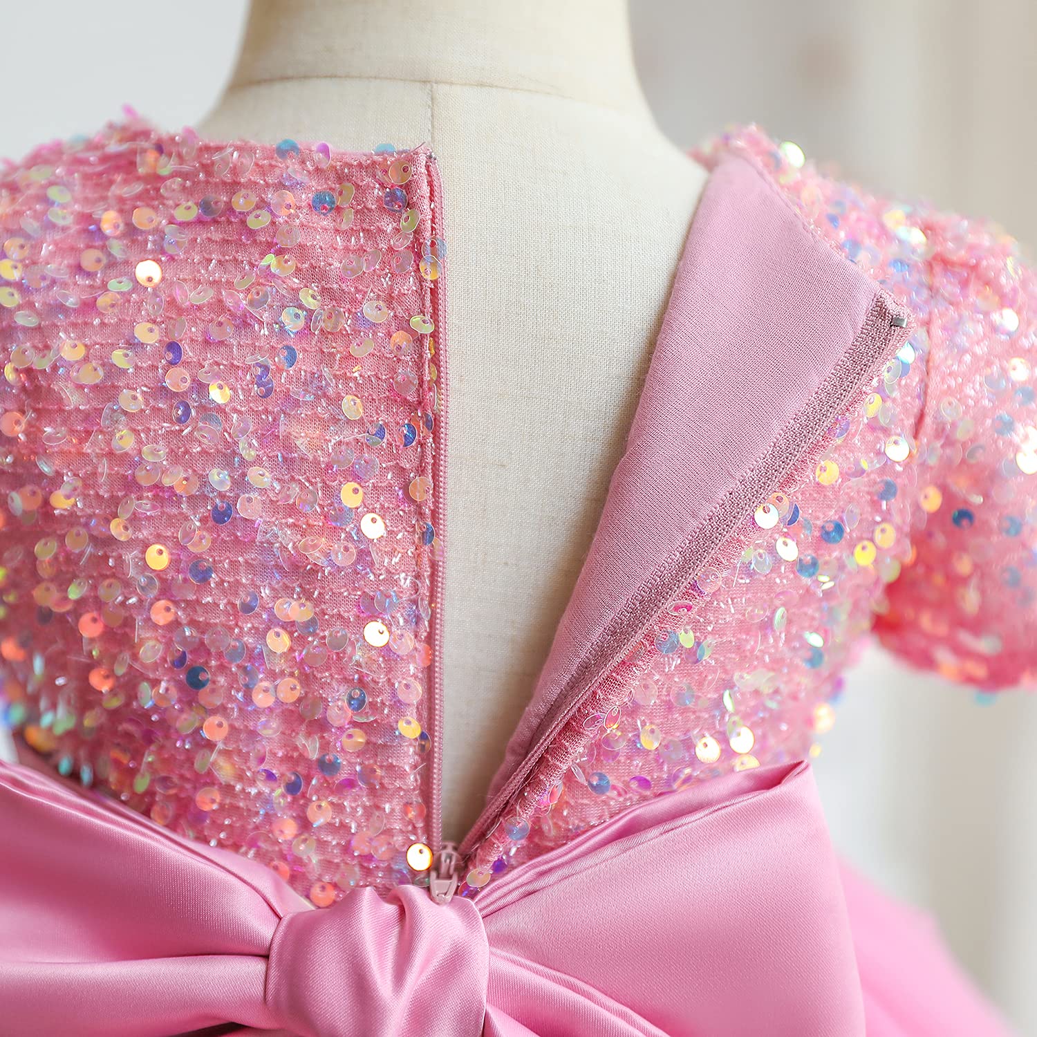 Flower Girl Dress for Weddings & Special Occasions | Girls Tutu Birthday Party Dress | Princess Pageant Gown | Formal Party Wear for Flower Girls, Birthday Celebrations & Pageants