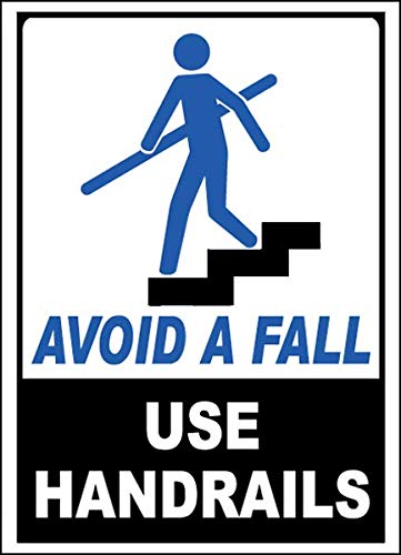 Safety & Warning Vinyl Stickers Bundle - 6 Pack Warehouse Signs (13