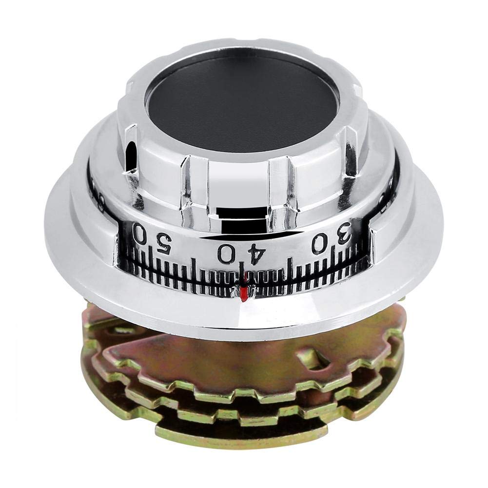 Ymiko High Security Metal Combination Lock - 4 Digit Disc Coded Dial Lock for Jewelry Box, Safe, Document Cabinet & Cash Box | Anti-Theft Protection for Home, Office & Travel Use