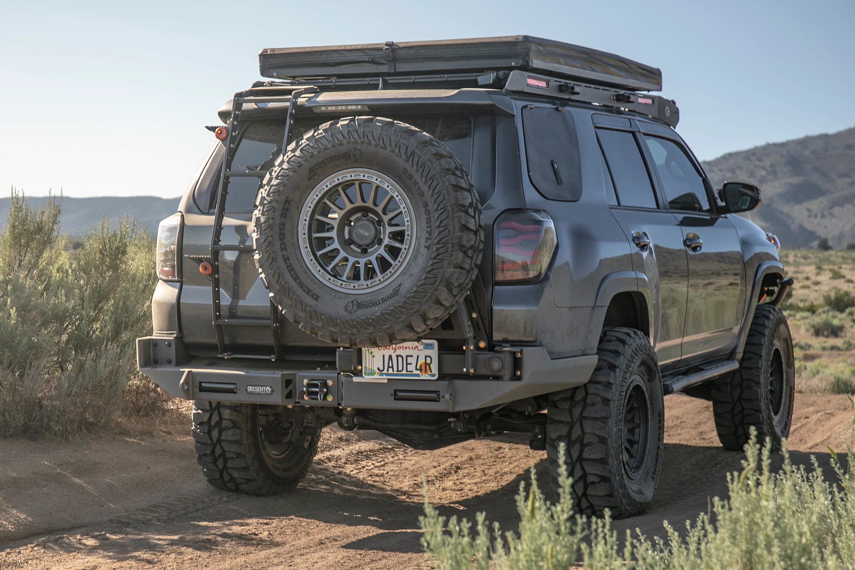 Dissent Off Road Modular Rear Bumper for 2010-2024 Toyota 4Runner | Heavy Duty Steel Bumper with Tire Carrier | Perfect for Off-Roading & Overlanding Adventures