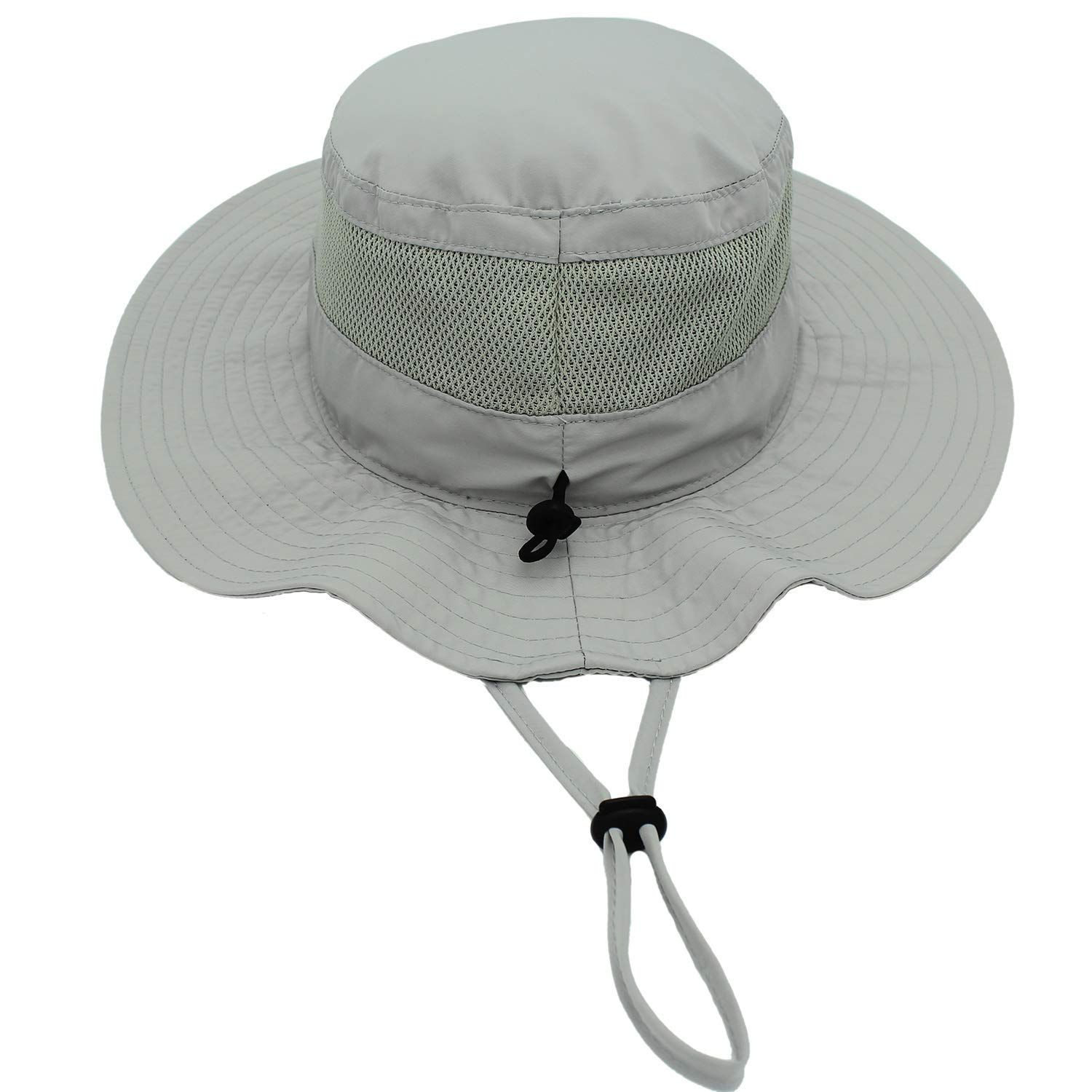 Adjustable Wide Brim Bucket Hat for Women & Men - Lightweight Packable UV Protection Sun Hat for Fishing, Hiking, Cycling, Gardening & Outdoor Activities (Grey) | Perfect for Beach, Travel & Summer Adventures