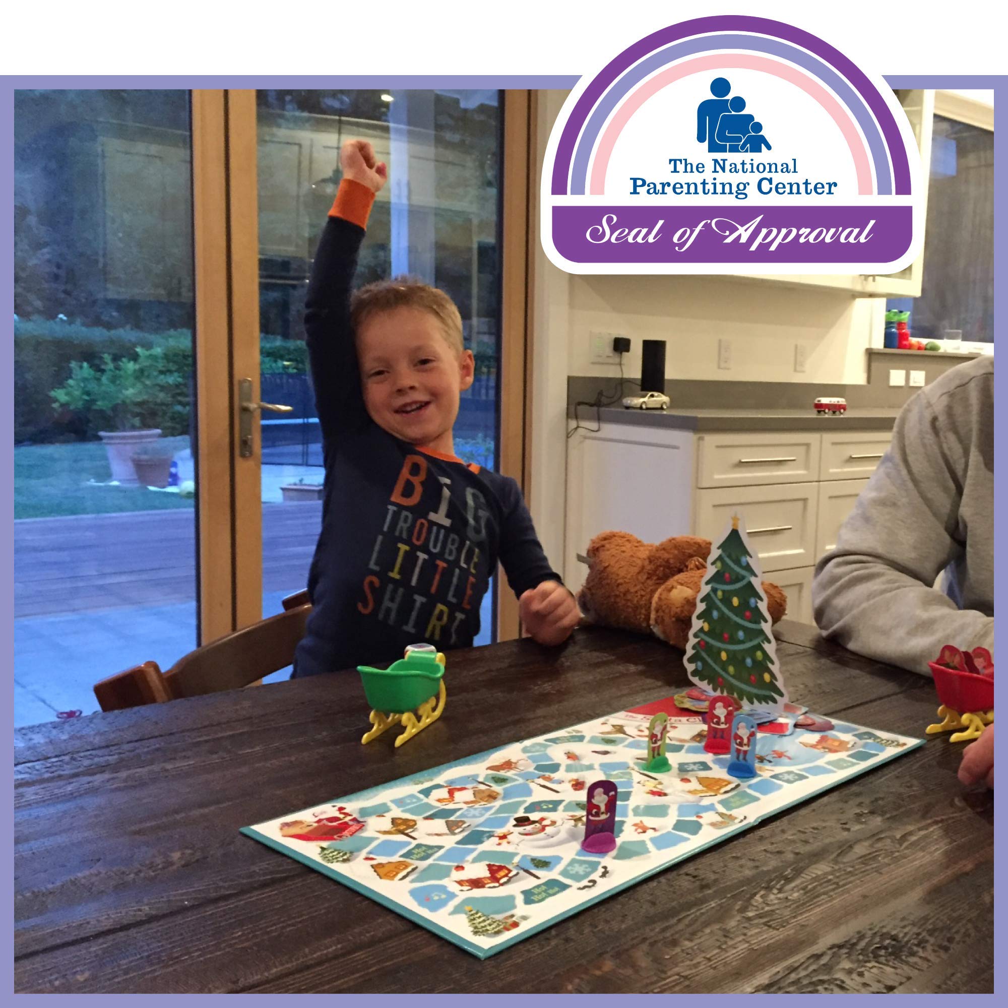 Zobmondo!! The Santa Claus Game - Award-Winning Christmas Board Game for Kids Ages 3+ | Fun Family Holiday Party Game for Boys & Girls | Educational & Entertaining Gift for Christmas Gatherings