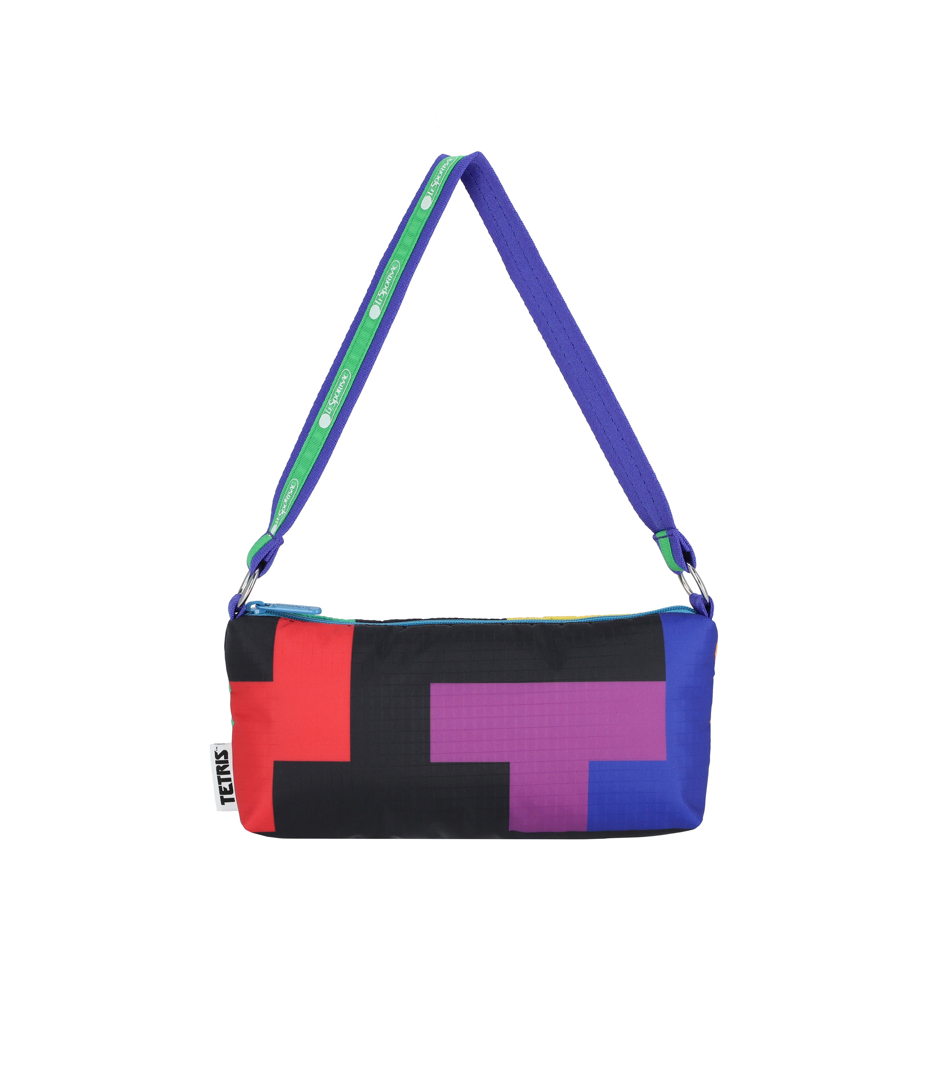 Small Zip Baguette Bag - Stylish Crossbody Purse for Women, Compact Shoulder Bag with Zipper Closure - Perfect for Everyday Use, Travel & Shopping