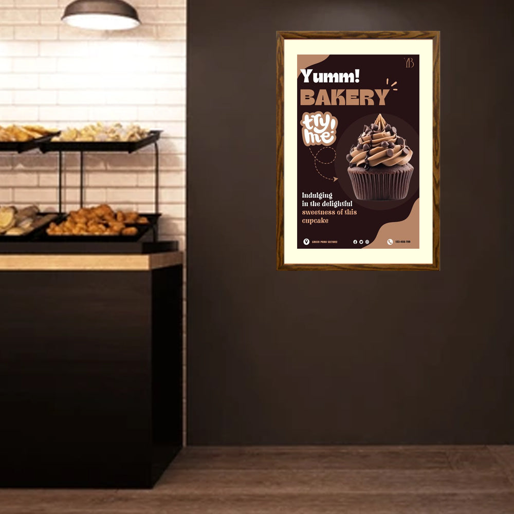 24x30 Designer Wood Snap Frames with 4 Wide Matboard - Premium Poster Display for Home, Office & Gallery Decor