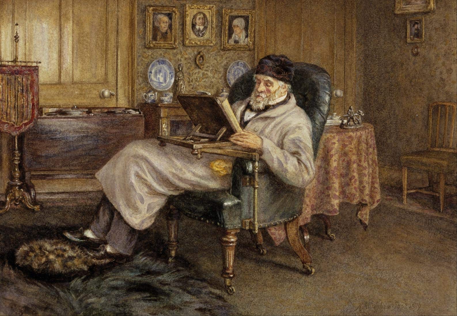 Mrs Helen Allingham Thomas Carlyle Wooden Jigsaw Puzzle - 500 Pieces Famous Painting for Adults & Wall Decor - Home Office Relaxation