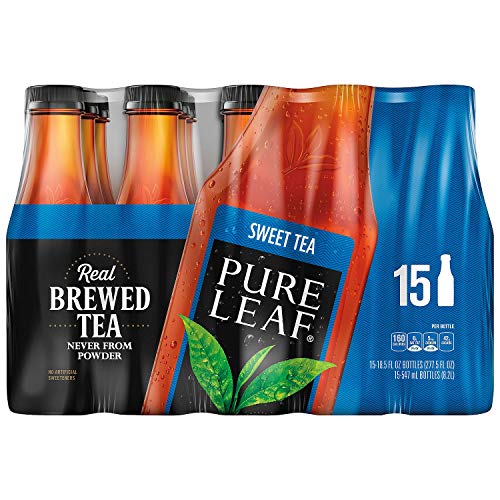 Pure Leaf Sweet Iced Tea 18.5 oz Bottles - 15 Pack (3 Pack Bundle) | Refreshing Ready-to-Drink Beverage for Picnics, BBQs & Office Break Rooms