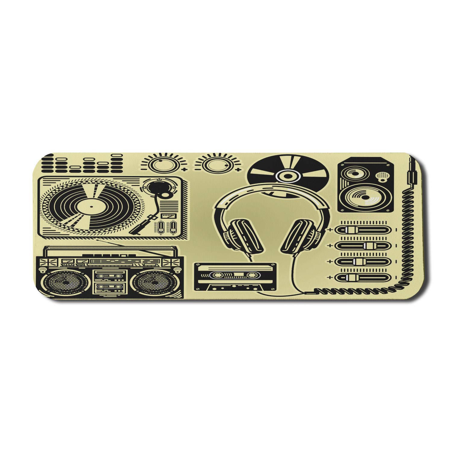 Ambesonne Hip Hop Themed Non-Slip Rubber Mouse Pad - 31