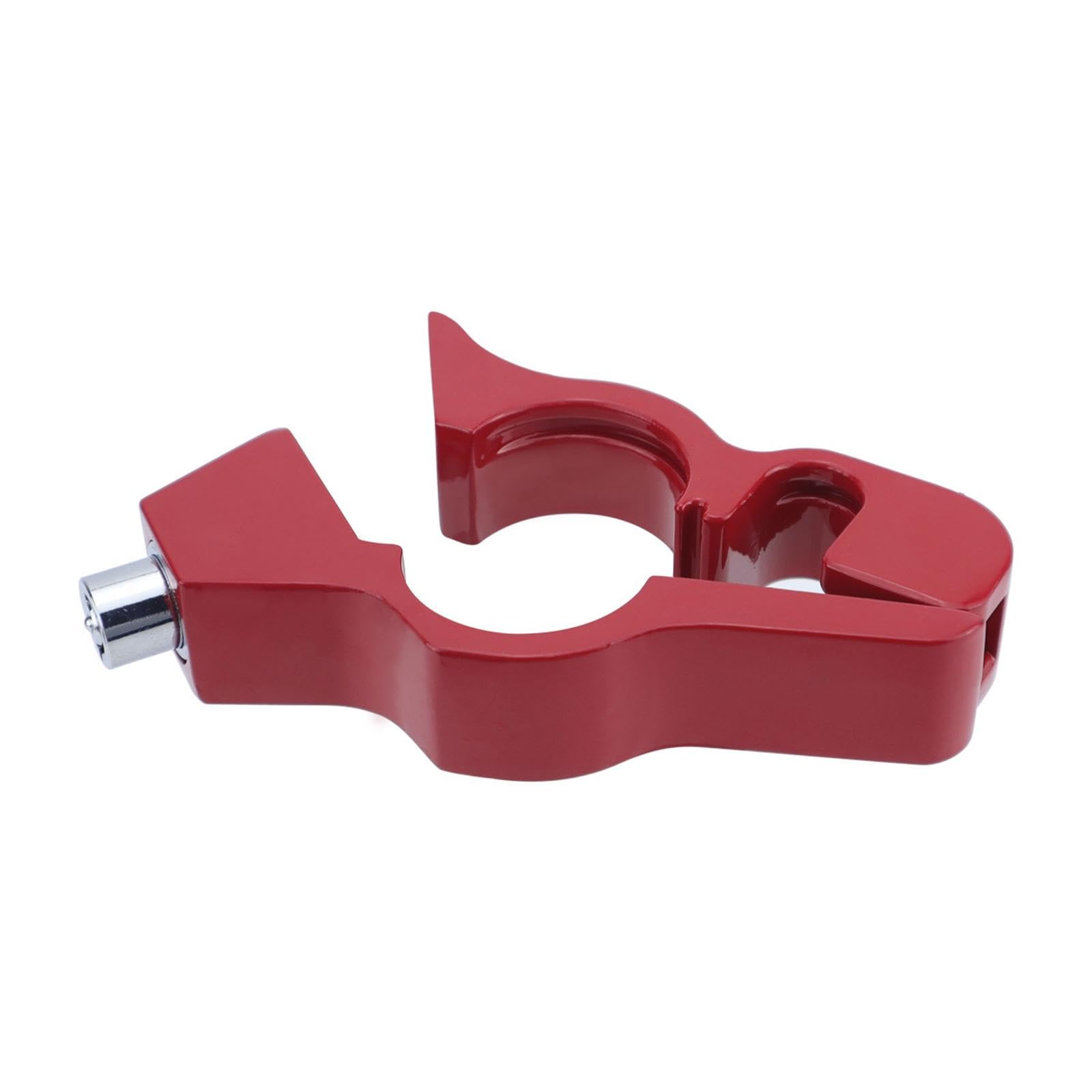 JicSuXi Motorcycle Handlebar Lock with 2 Keys - Universal Throttle Lock for Scooters & Electric Bikes (Red) - Secure Parking & Theft Protection for Urban Commuting