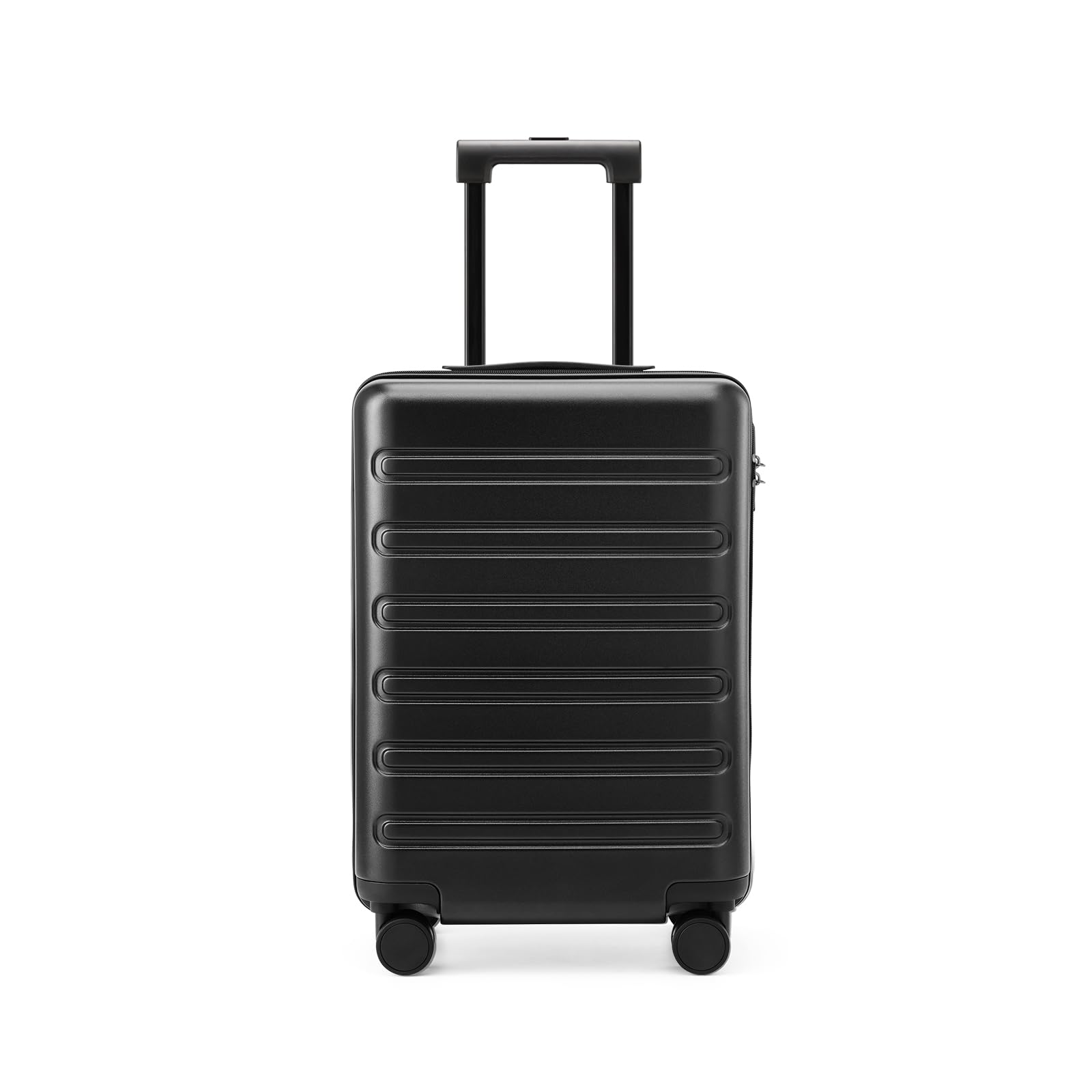 20 Inch Carry On Luggage 22x14x9 Airline Approved Hardshell Spinner Suitcase - 100% PC, TSA Lock, 38L Capacity for 3-5 Day Trips (Black) - Perfect for Business Travel & Weekend Getaways