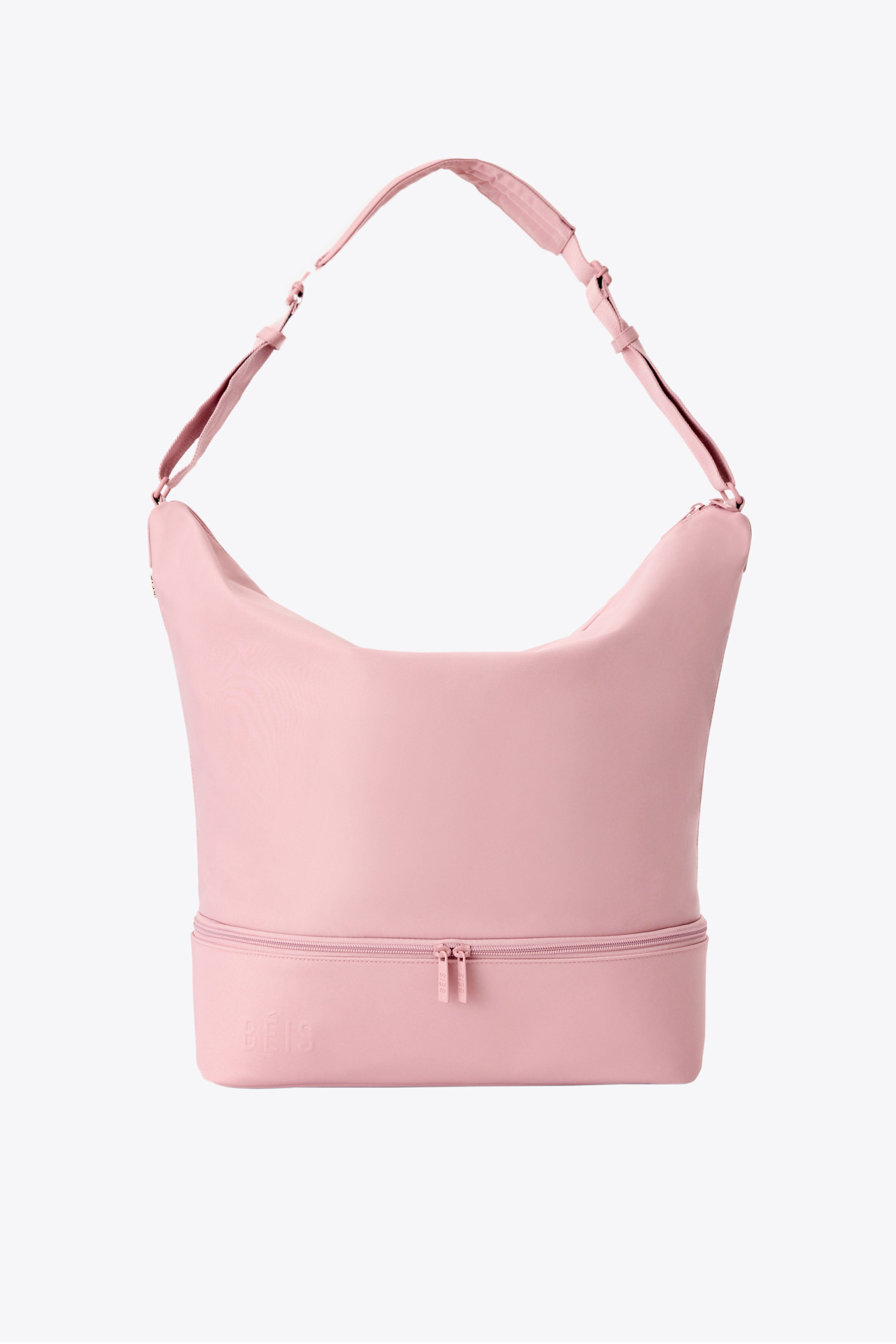 The Crescent Weekender Bag in Atlas Pink - Stylish & Spacious Travel Duffel for Women, Perfect for Weekend Getaways, Gym & Overnight Trips