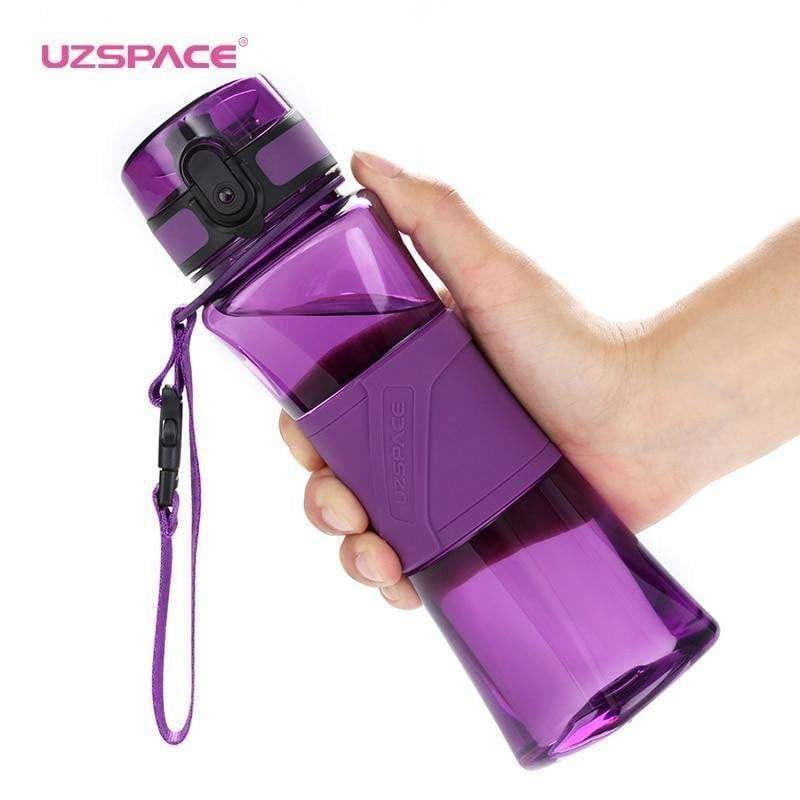 UZSPACE Shaker Sports Water Bottle - 350ml/500ml BPA-Free Tritan Plastic Water Bottle for Gym, Running, Hiking & Camping | Leakproof & Durable Drinkware for Fitness Enthusiasts & Outdoor Adventures