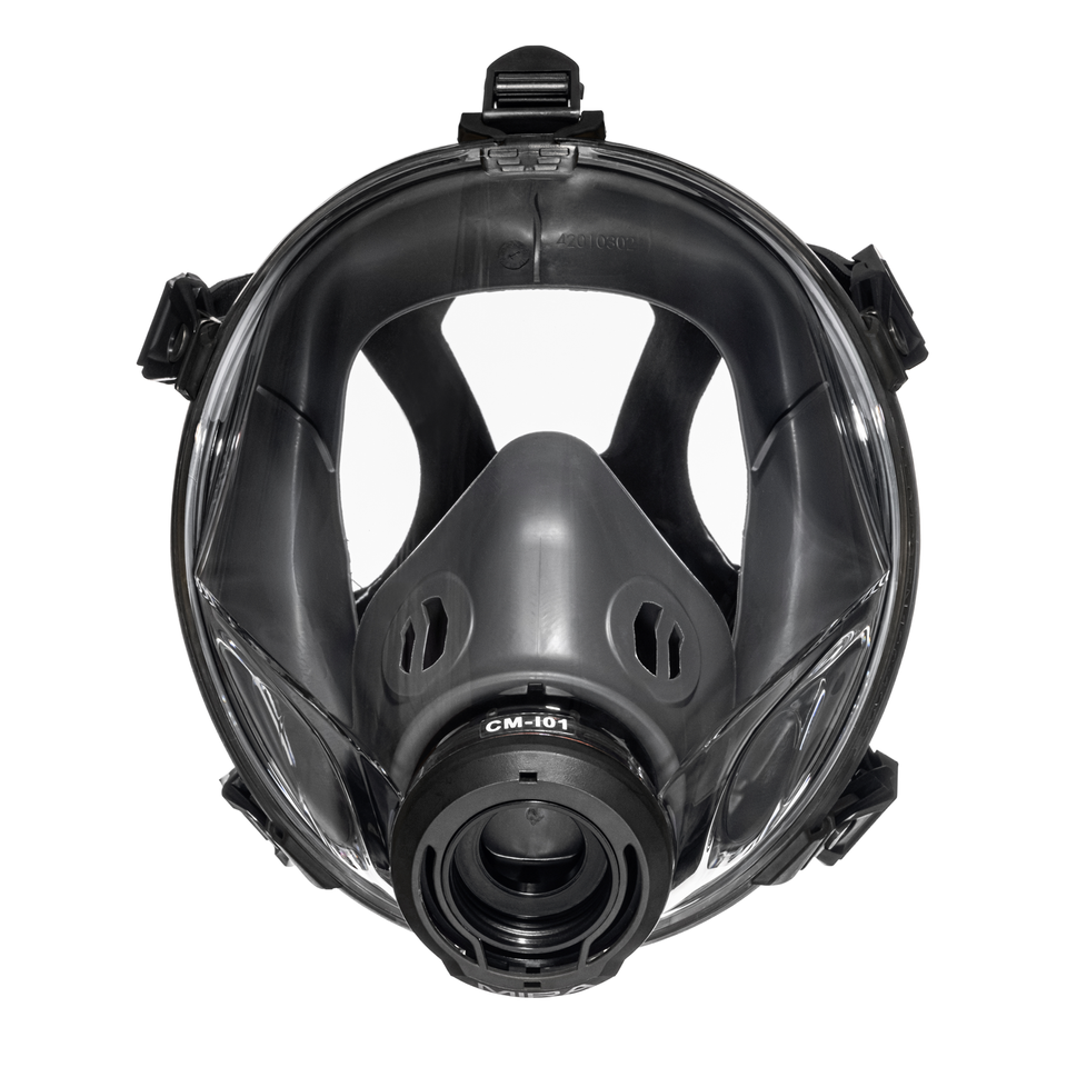 Mira Safety CM I01 Lightweight Full Face Respirator Mask - NIOSH Certified for Chemical, Biological & Industrial Protection - Ideal for Emergency Preparedness, DIY Projects & Workplace Safety