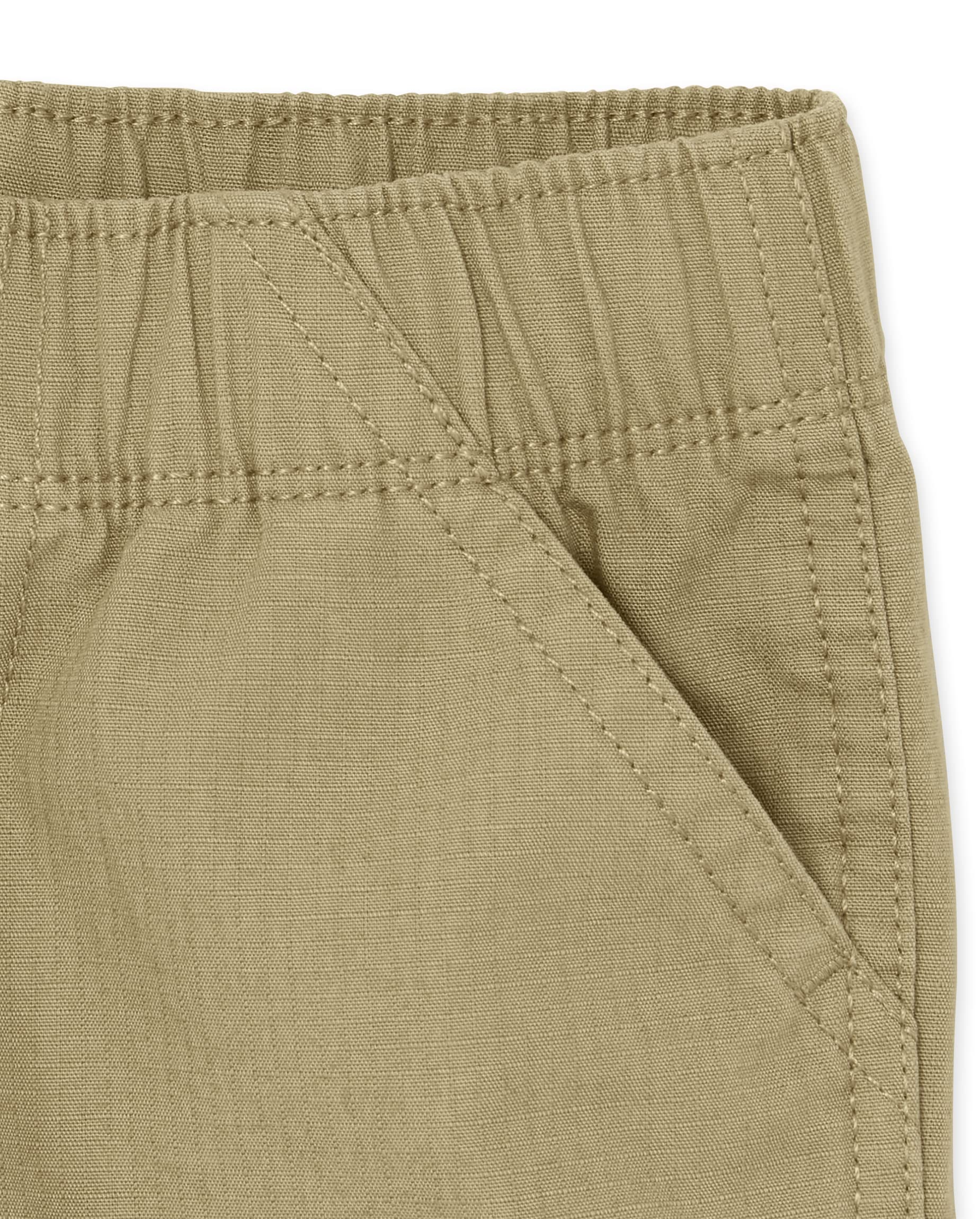 Boys' Pull-On Cargo Shorts for Toddlers - Playtime & Outdoor Comfort