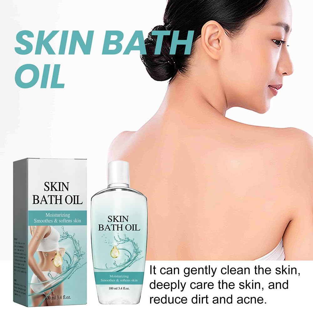 Original Skin Bath Oil for Women - 3 Pack | Moisturizing & Nourishing Body Oil for Soft, Smooth Skin | Perfect for Relaxing Baths, Spa Days & Self-Care Routines