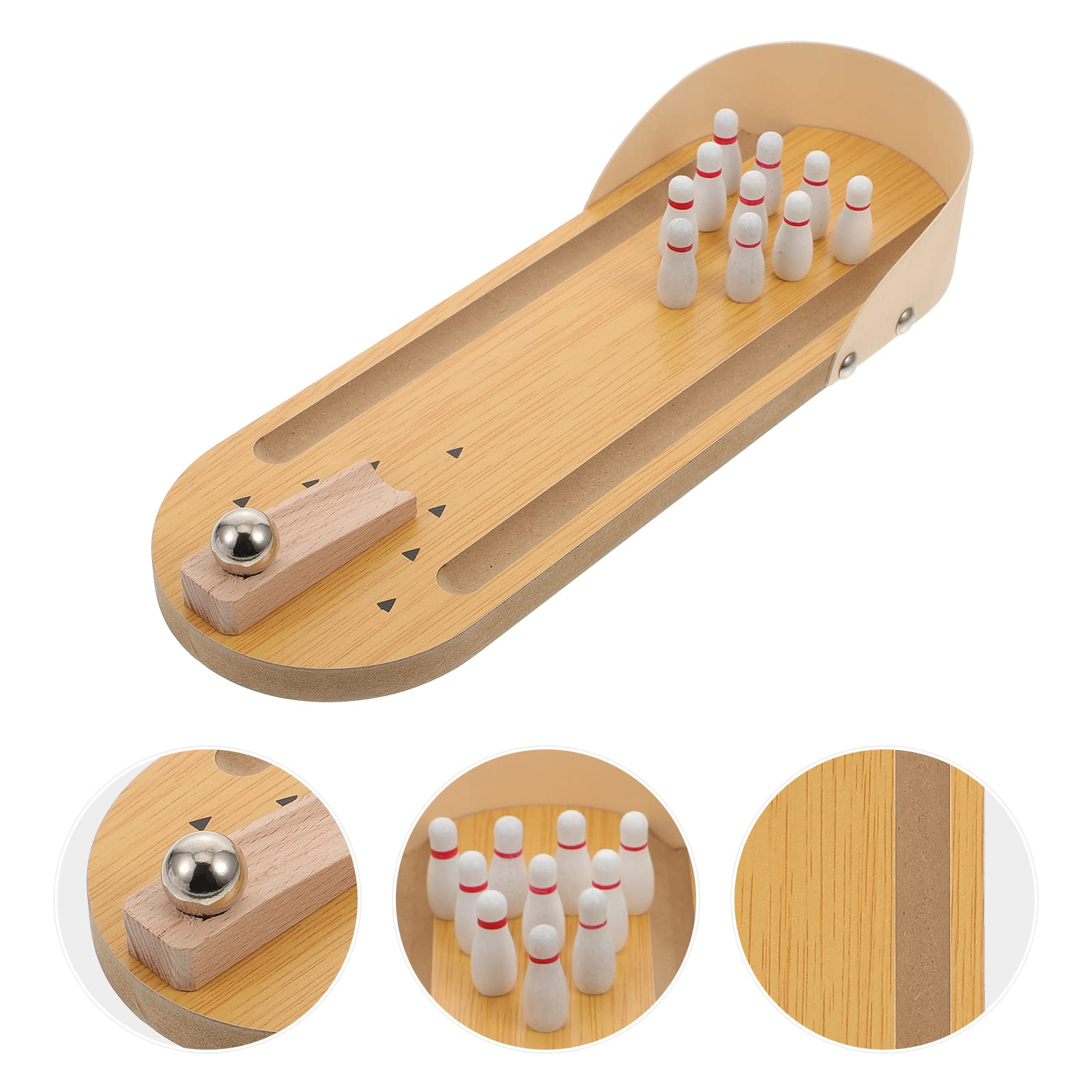 1 Set Wooden Parrot Bowling Toy - Interactive Chew Training & Educational Plaything for Parrots - Perfect for Bird Entertainment, Training & Mental Stimulation - Great for Cage Playtime & Bonding Activities