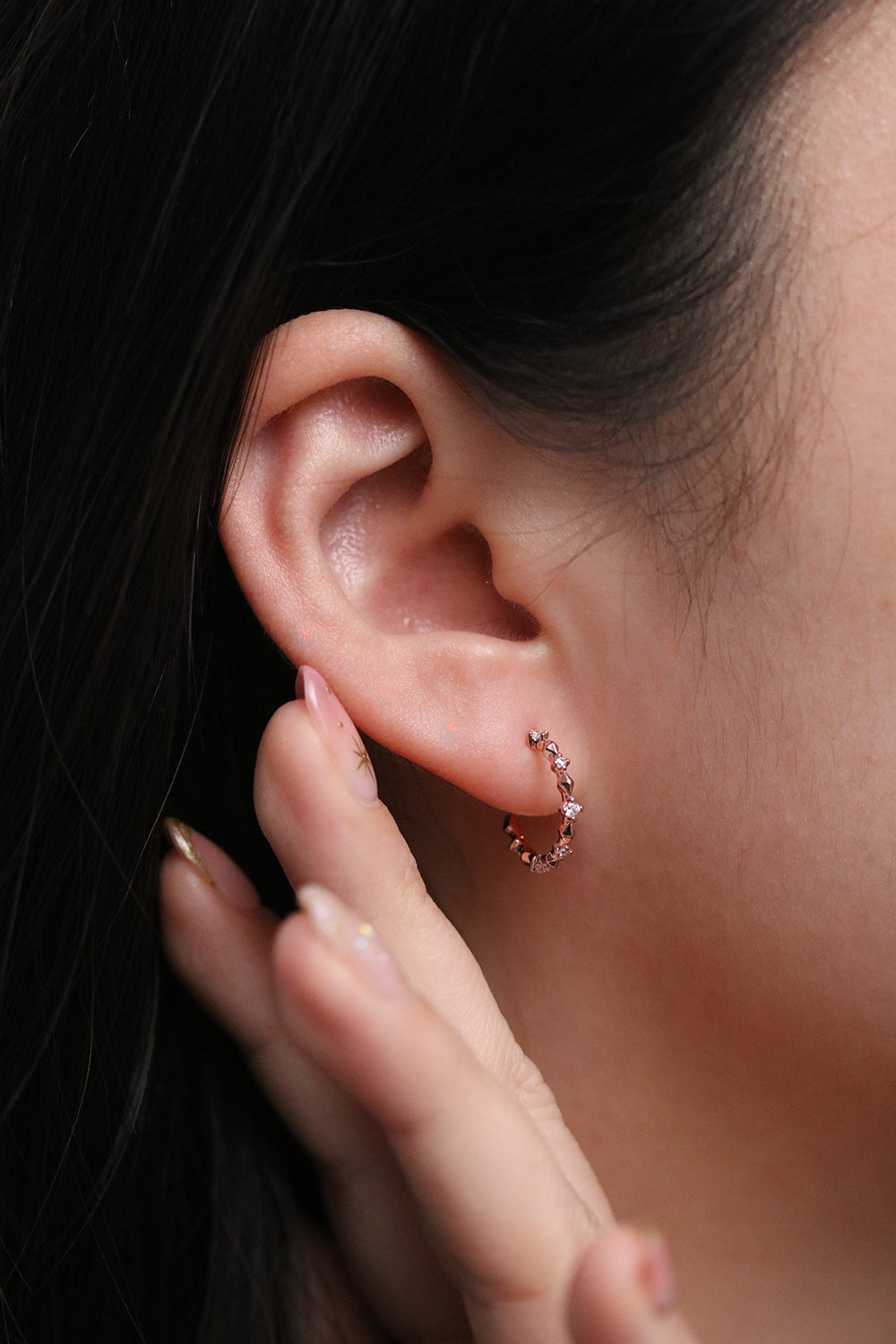 Cubic Hoop Earrings for Women - Trendy Geometric Jewelry for Everyday Wear & Special Occasions