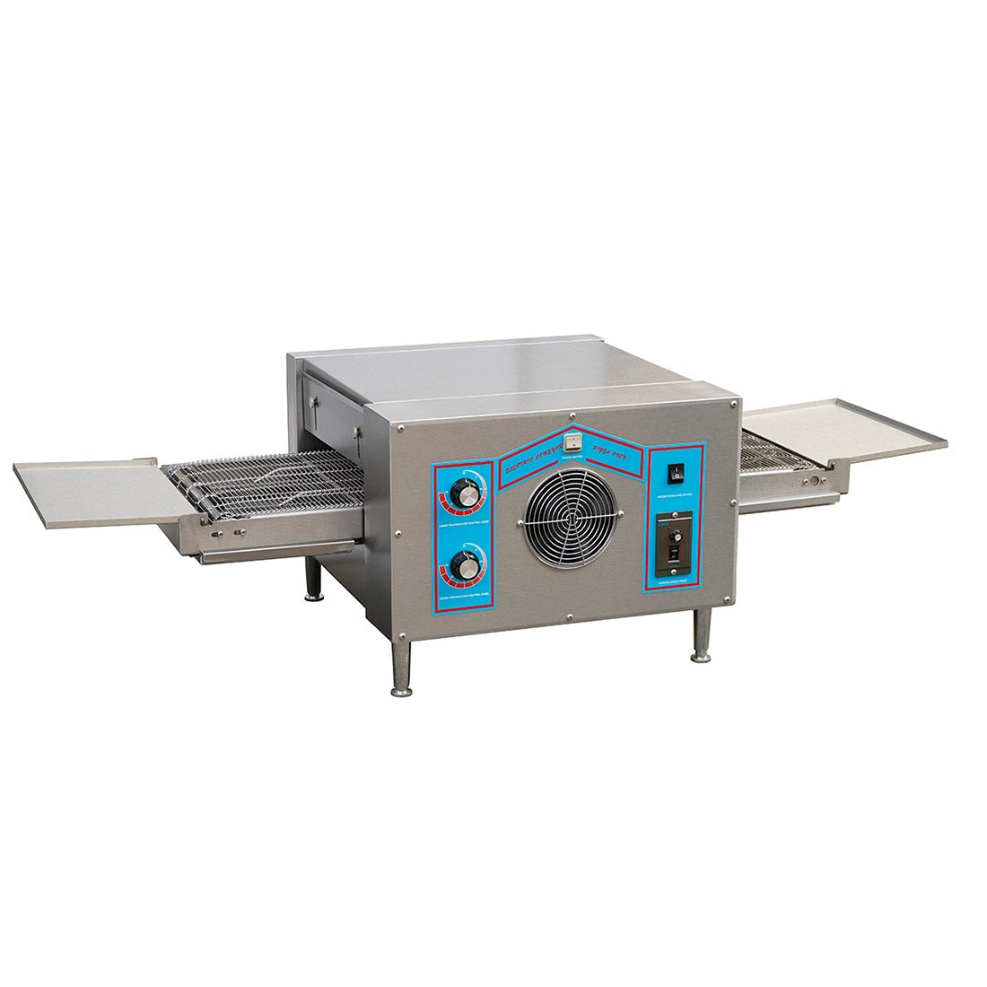 BakerMax HX-1E Commercial Pizza Conveyor Oven - High Efficiency Electric Conveyor Belt Oven for Pizzeria, Restaurant & Bakery - Perfect for Fast Pizza Making, Large Volume Baking & Consistent Cooking