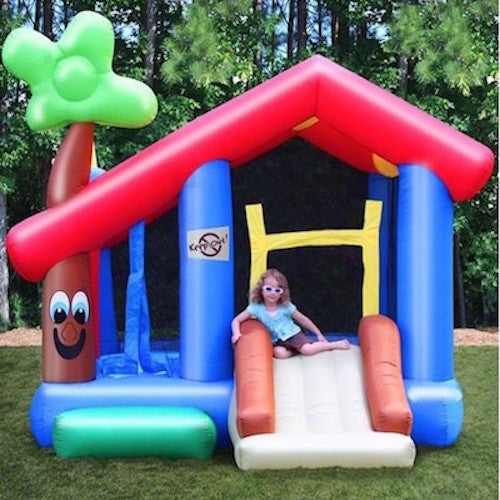 KidWise My Little Playhouse Bouncer - Indoor & Outdoor Toddler Jumping Toy for Kids Ages 2-5 | Fun Playhouse Bouncer Castle for Backyard, Birthday Parties & Playtime