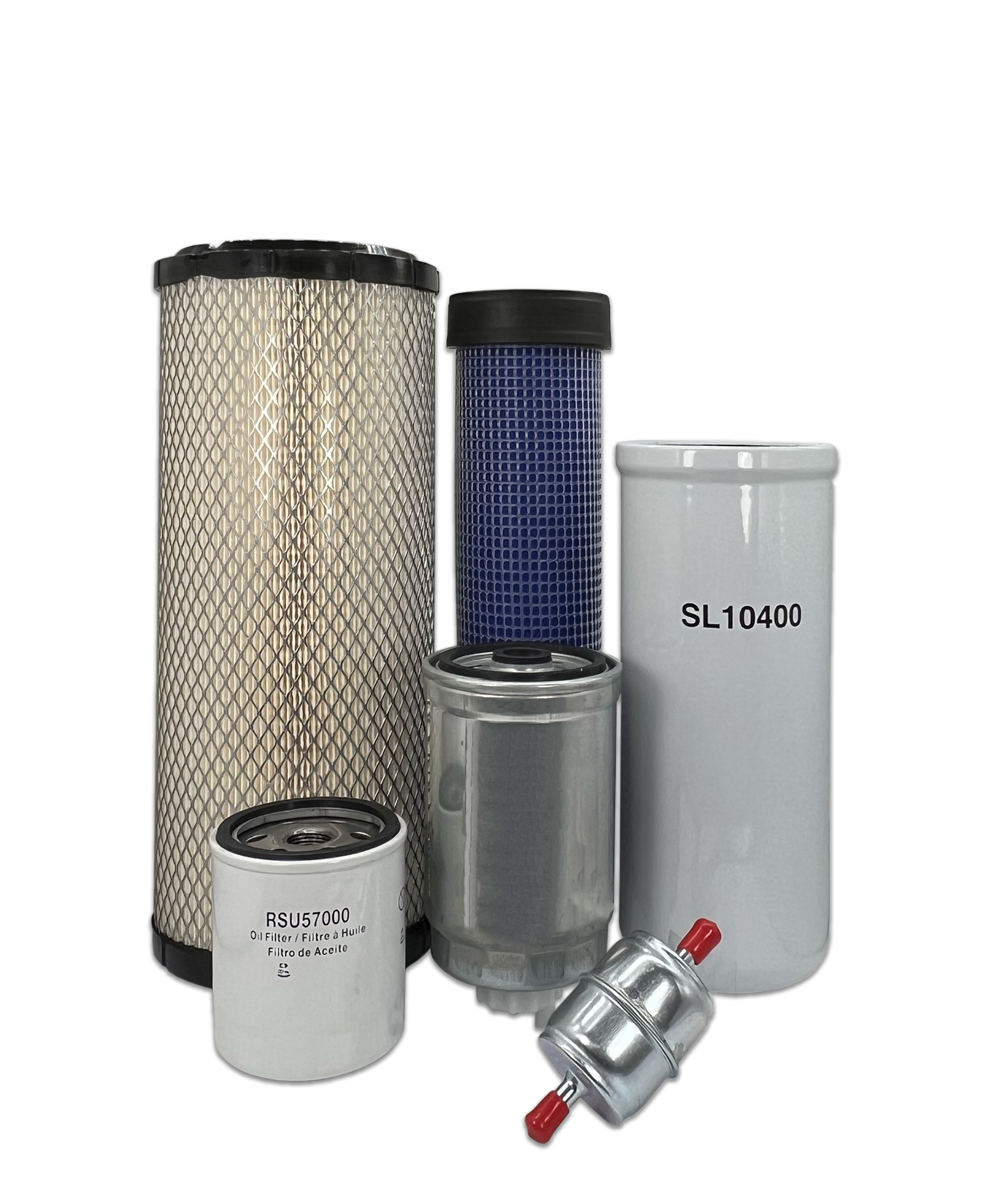 New Holland L218 Skid Steer Loader HERO® Maintenance Filter Kit - Air, Oil & Hydraulic Replacement Filters for Heavy-Duty Equipment - Perfect for Construction, Farming & Landscaping Operations