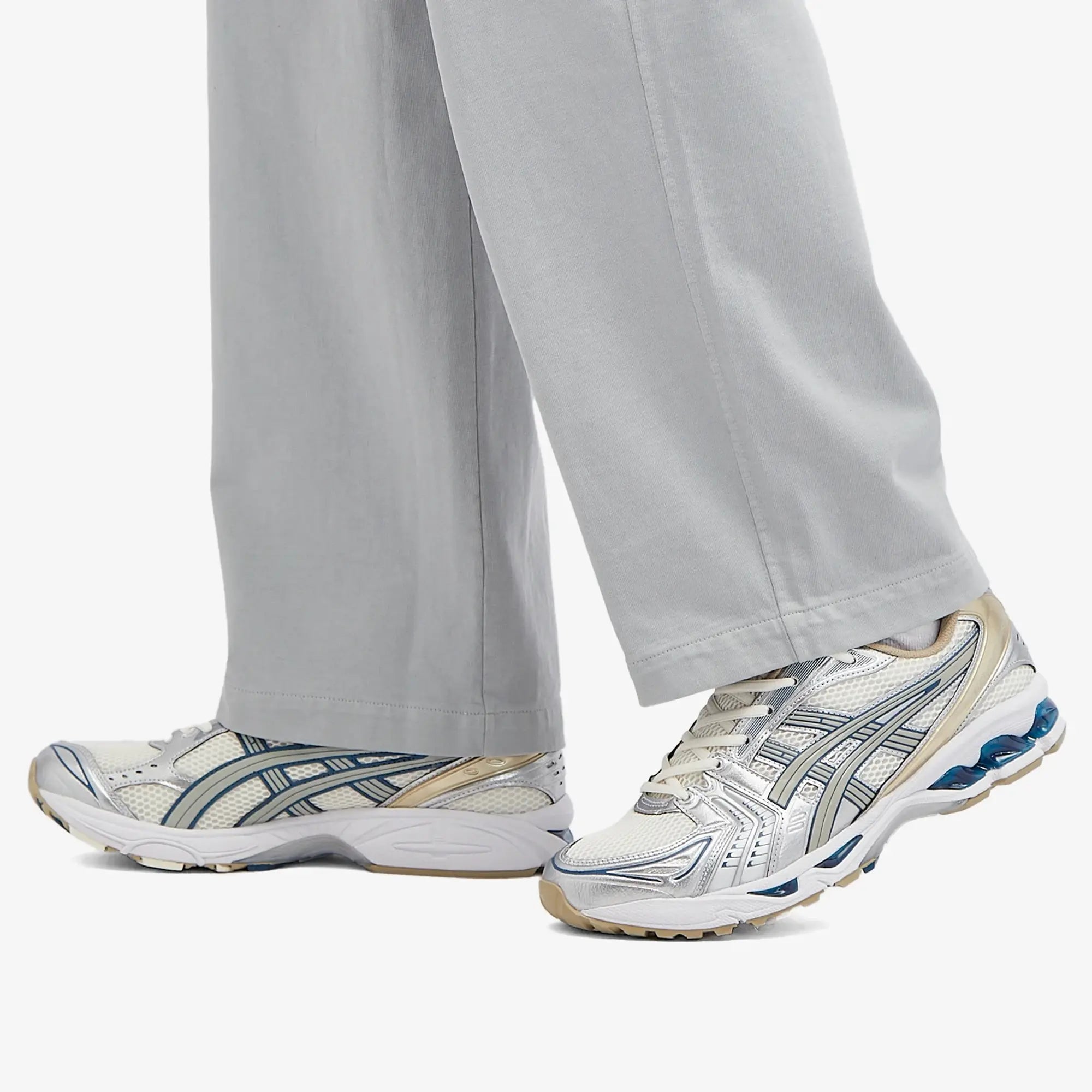 ASICS GEL-Kayano 14 Running Shoes for Men & Women - Cream White Retro Sneakers for Jogging, Gym Workouts & Casual Wear