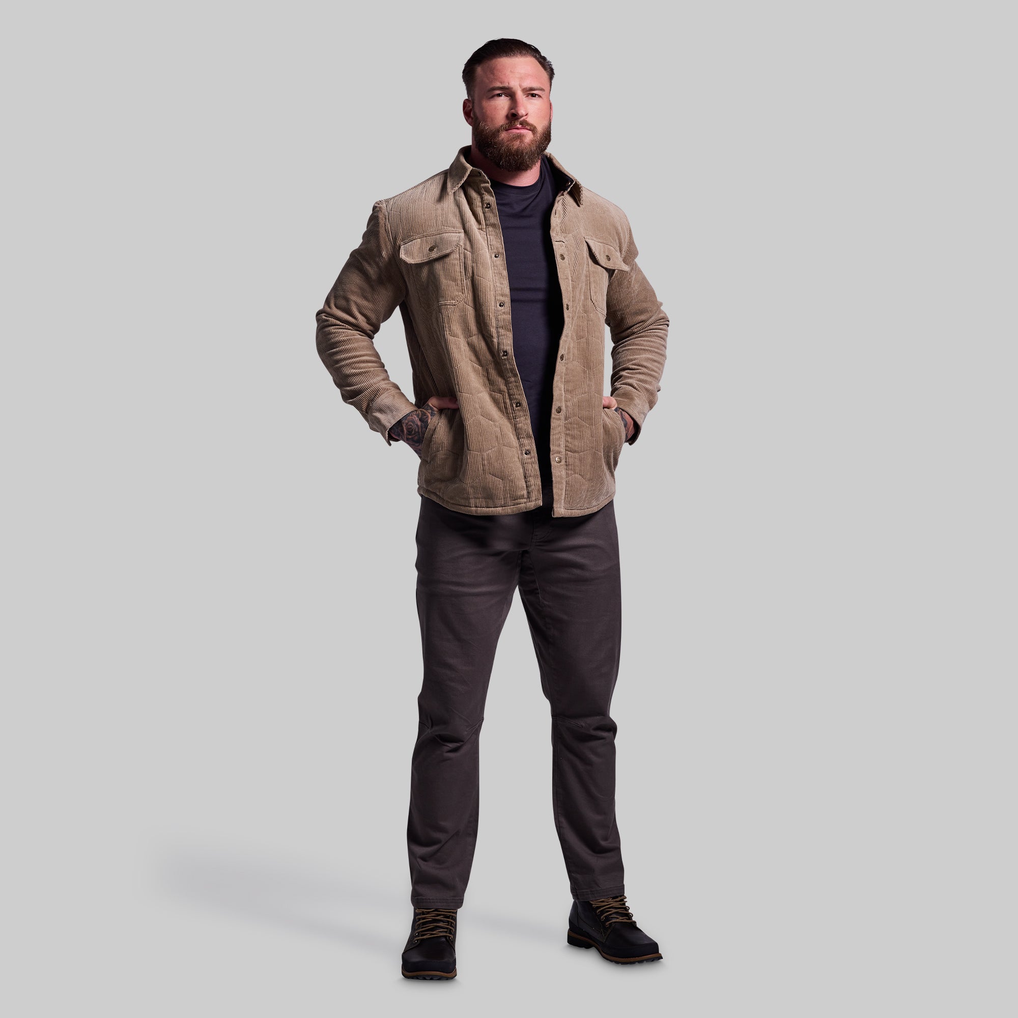 Premium Redwood Jacket (Stucco) - Waterproof & Windproof Outdoor Jacket for Hiking, Camping & Winter Adventures
