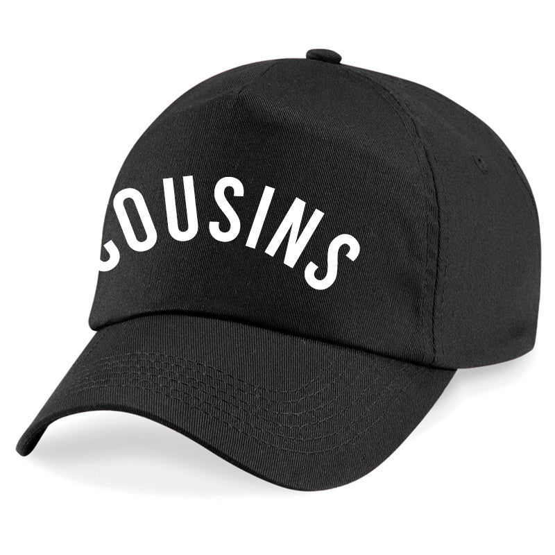 Kids Baseball Cap - Cousins Block Adjustable Cotton Hat for Boys & Girls - Perfect for Outdoor Play, Sports, and Sun Protection