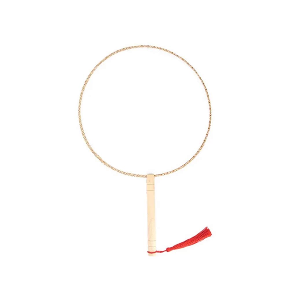 Milisten Chinese Silk Round Fan - Handmade Embroidery Vintage Hand Fan for Photography Props, Weddings & Home Decor | Personalized Gift for Kids & Adults