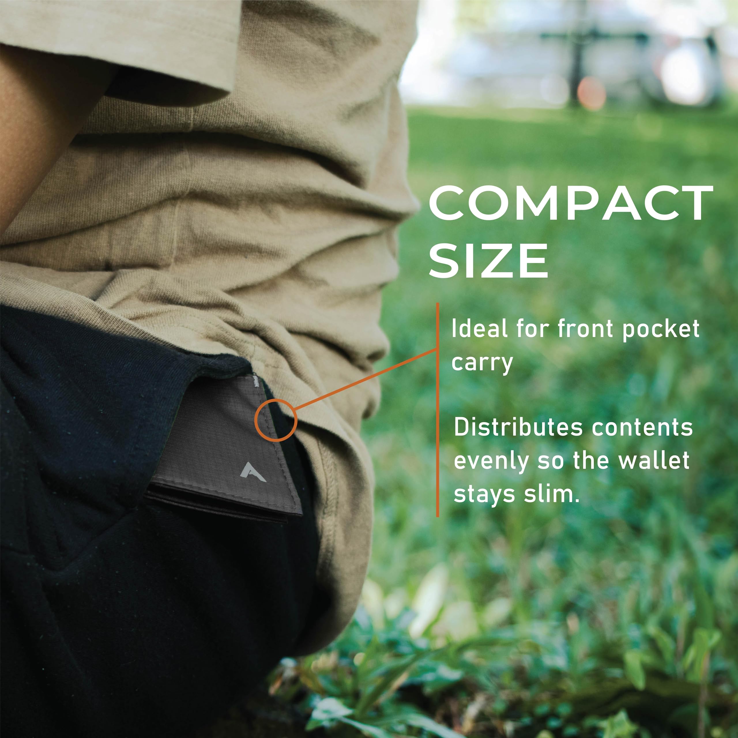 Allett Sport Wallet for Men & Women - Slim RFID Blocking Bifold Wallet | Nylon Minimalist Design | Holds 2-10+ Cards | Front Pocket & Travel Friendly | Perfect for Gym, Running & Everyday Use